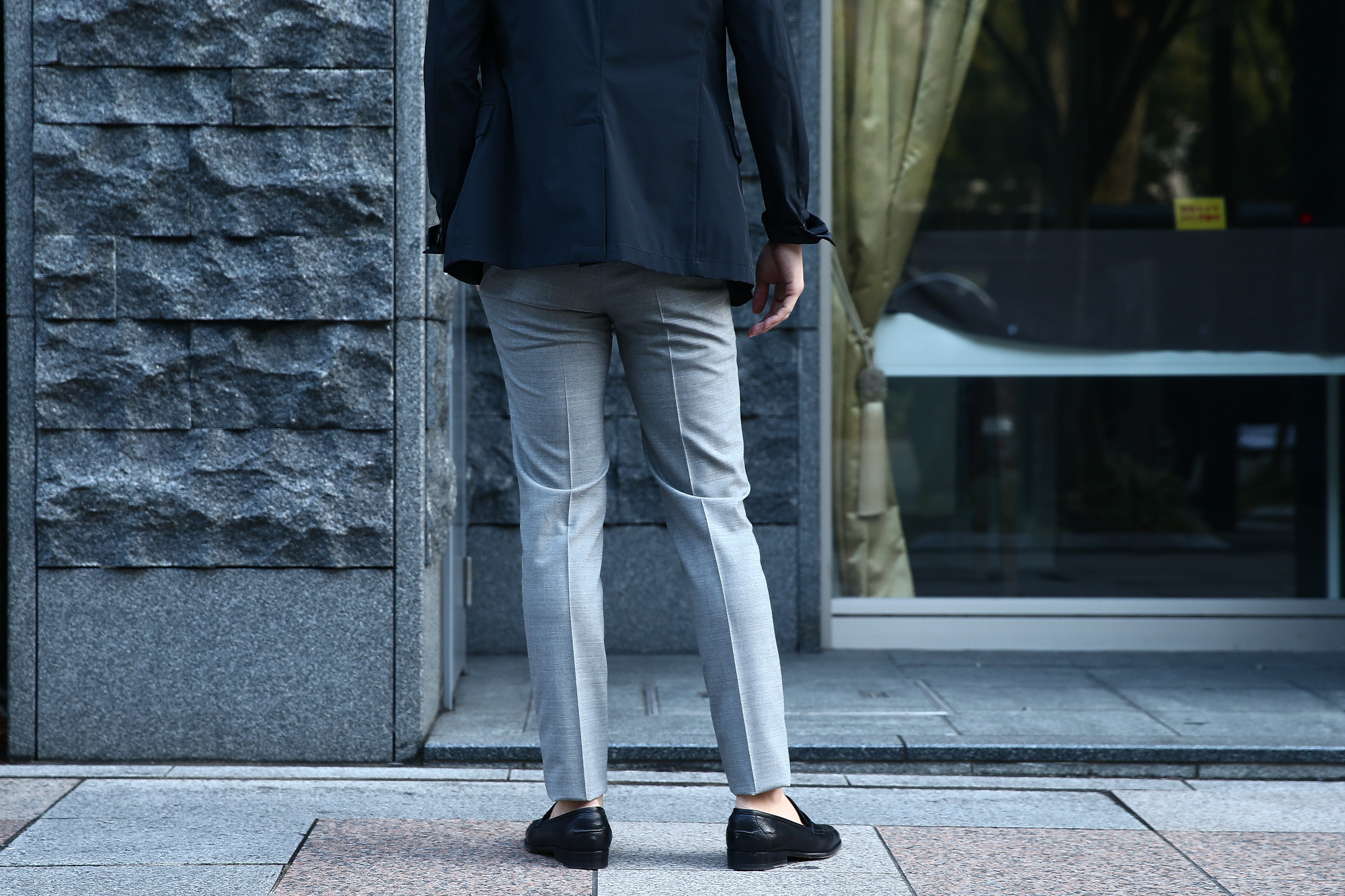 【PT01 / ピーティーゼロウーノ】 BUSINESS SUPER SLIM FIT (スーパースリムフィット) ストレッチ トロピカル サマーウール スラックス GRAY (グレー・0230) 2018 春夏新作 pt01 ピーティー 愛知 名古屋 Alto e Diritto アルト エ デリット