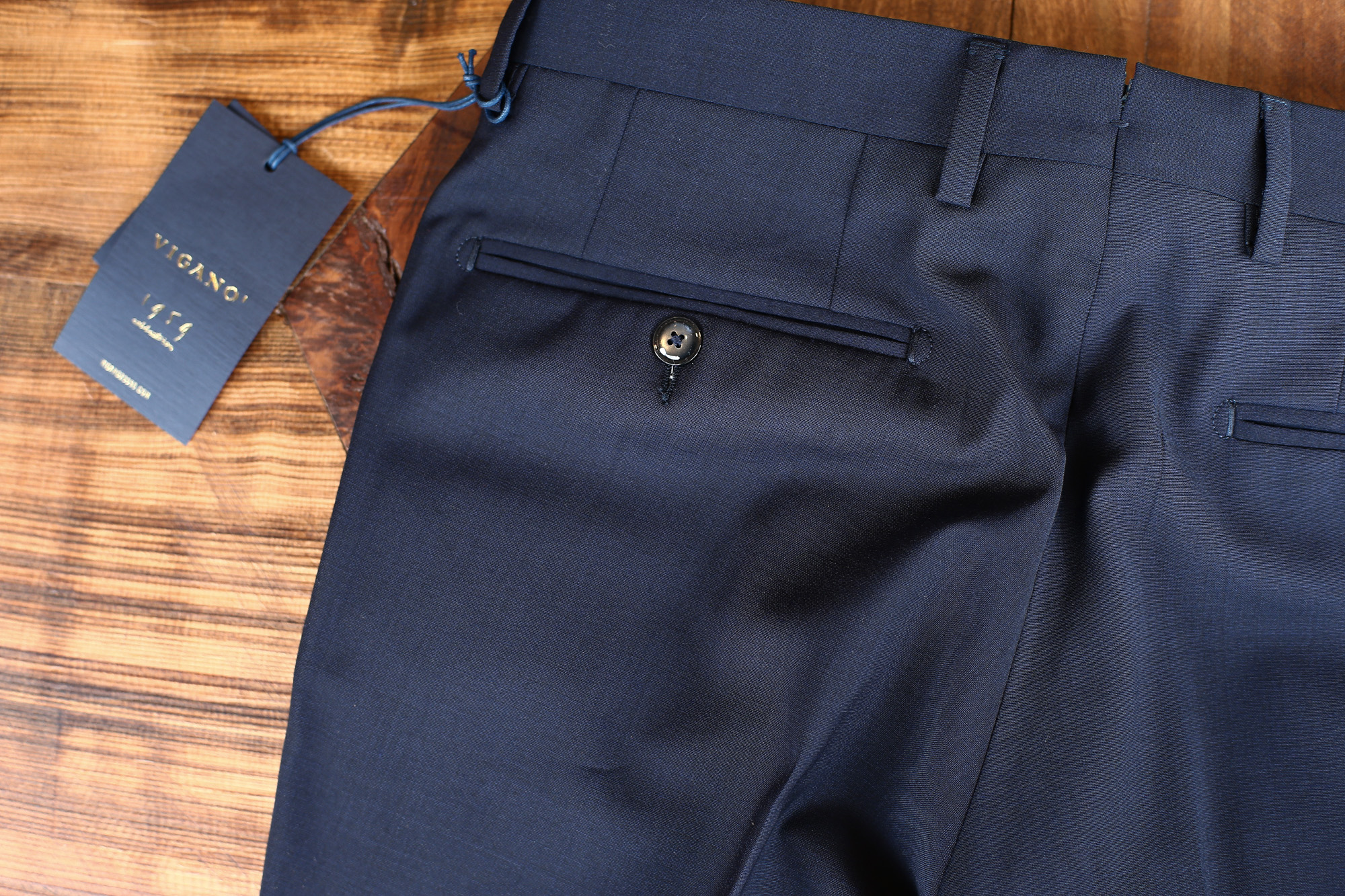 VIGANO (ヴィガーノ) WASHABLE SLACKS (ウォッシャブル スラックス) ウォッシャブル トロピカルウール テーパード 2