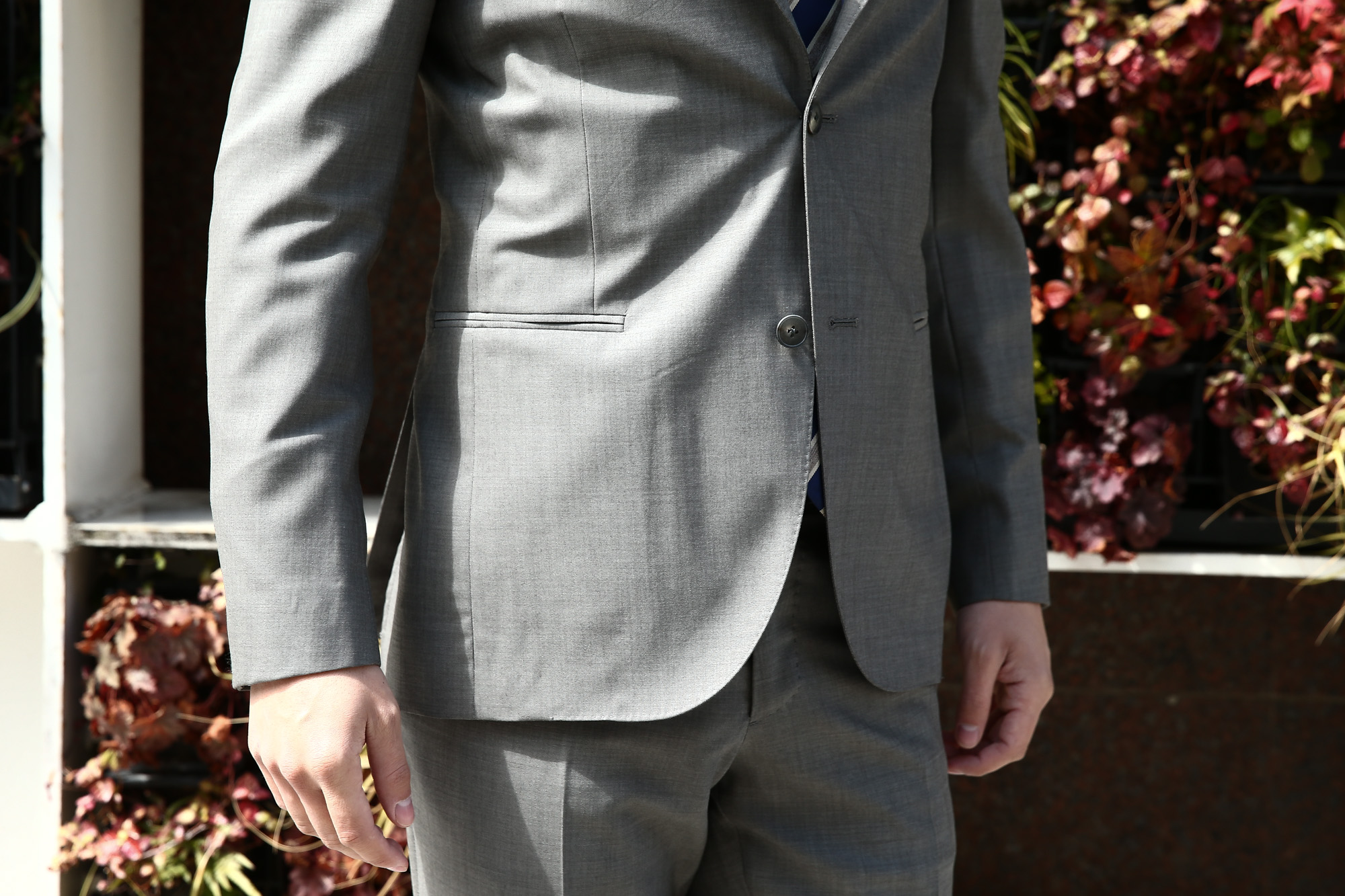 BOGLIOLI MILANO (ボリオリ ミラノ) K.JACKET (Kジャケット) ストレッチ サマーウール 3B スーツ GRAY (グレー・33) Made in italy (イタリア製) 2018 春夏新作 boglioli ボリオリ 愛知 名古屋 Alto e Diritto アルト エ デリット