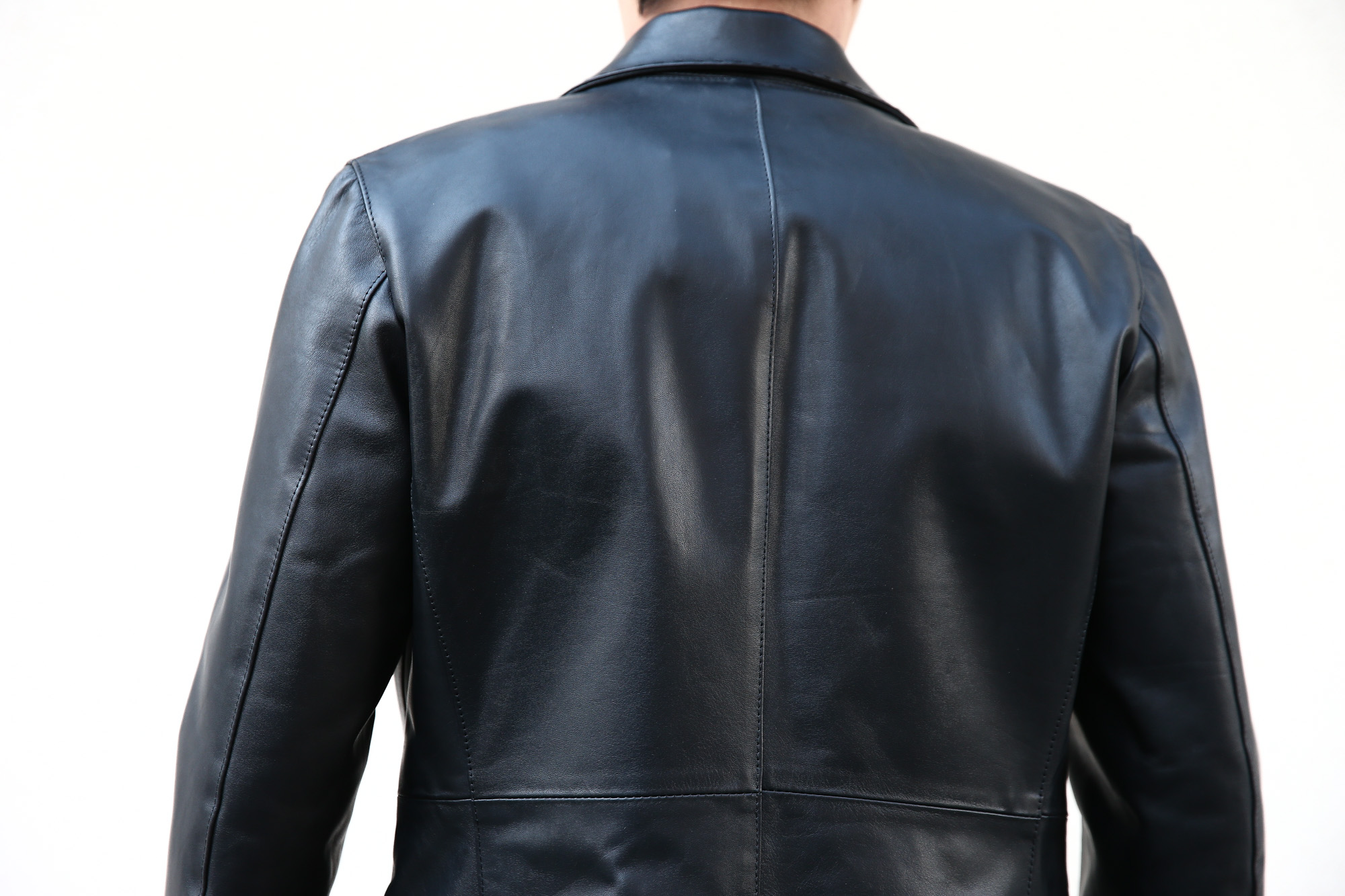 CINQUANTA (チンクアンタ) 【H613】 SINGLE TAILORED JACKET CAVALLO (シングル テーラード ジャケット) ホースレザー ジャケット BLACK (ブラック・999) Made in italy (イタリア製) 2018 春夏新作 cinquanta チンクアンタ レザージャケット ジャケット 愛知 名古屋 Alto e Diritto アルト エ デリット