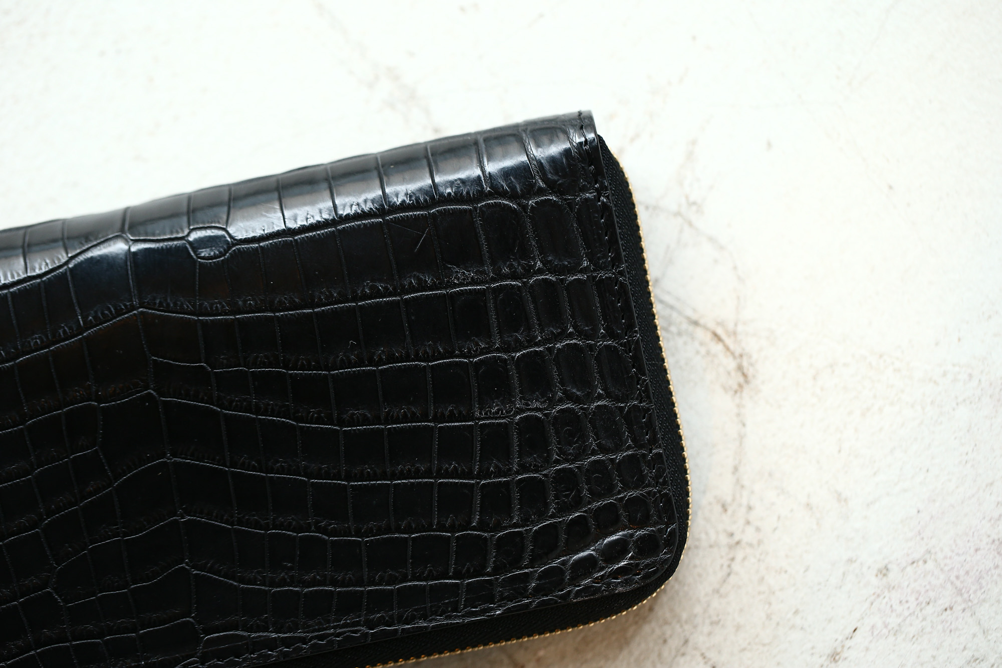 Cisei × 山本製鞄 (シセイ × 山本製鞄) Crocodile Long Wallet (クロコダイル ロング ウォレット) Nile Crocodile Leather (ワニ革) ナイル クロコダイル ウォレット 長財布 BLACK(ブラック),NAVY(ネイビー),BROWN(ブラウン) Made in Japan (日本製)  cisei yamamotoseiho トートバック クロコ 愛知 名古屋 Alto e Diritto アルト エ デリット