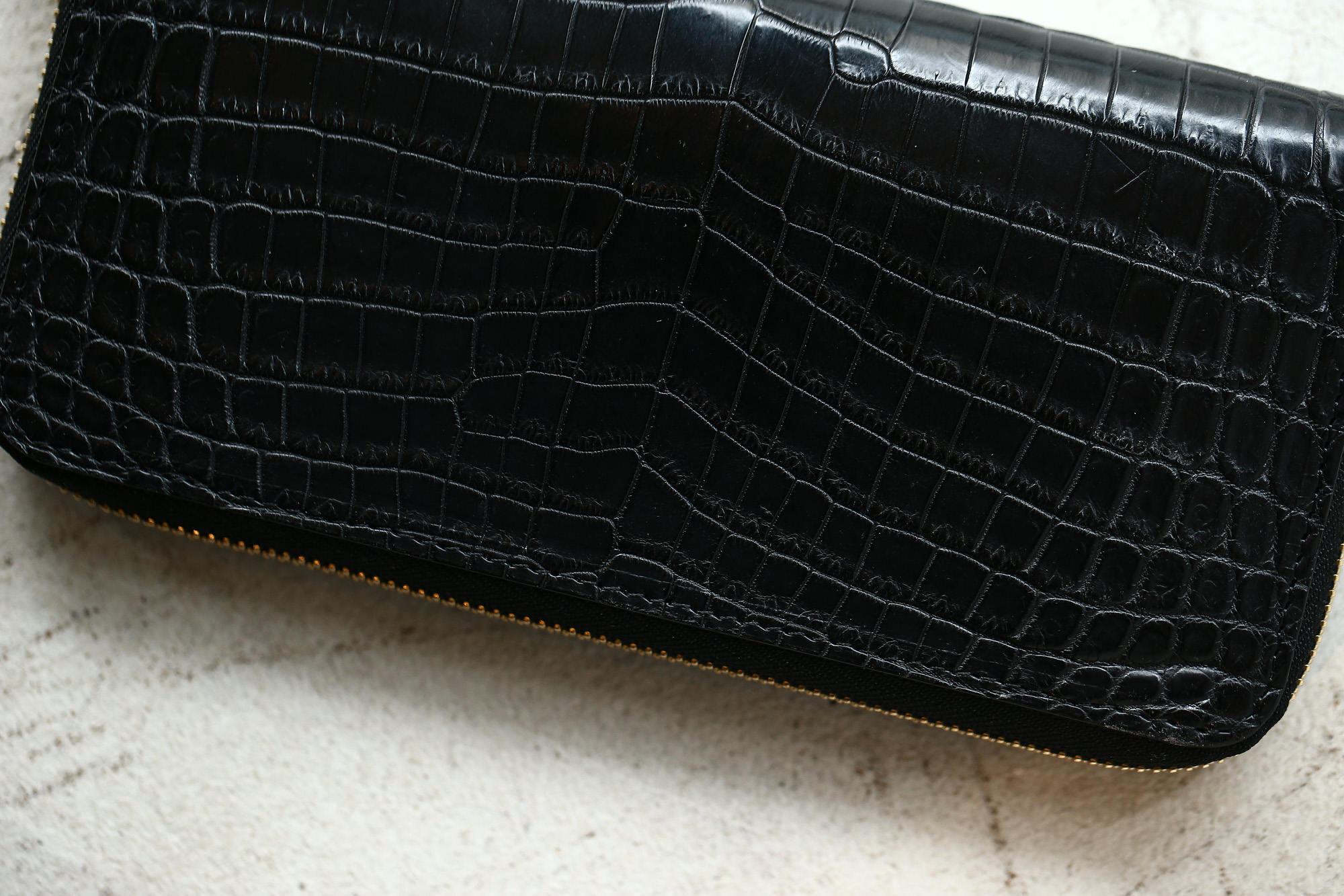 Cisei × 山本製鞄 (シセイ × 山本製鞄) Crocodile Long Wallet (クロコダイル ロング ウォレット) Nile Crocodile Leather (ワニ革) ナイル クロコダイル ウォレット 長財布 BLACK(ブラック),NAVY(ネイビー),BROWN(ブラウン) Made in Japan (日本製)  cisei yamamotoseiho トートバック クロコ 愛知 名古屋 Alto e Diritto アルト エ デリット