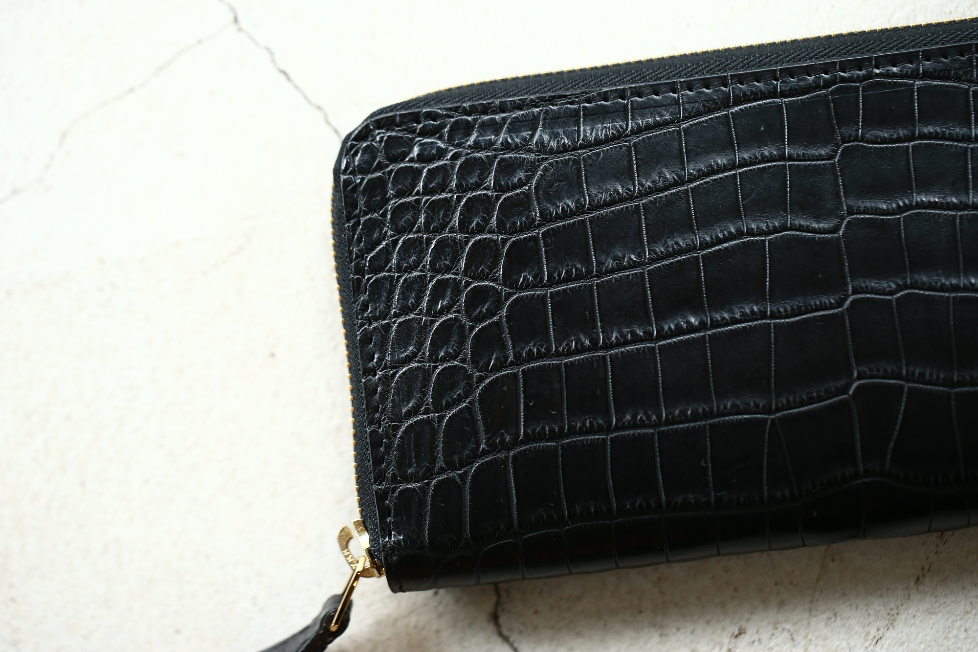 Cisei × 山本製鞄 (シセイ × 山本製鞄) Crocodile Long Wallet (クロコダイル ロング ウォレット) Nile Crocodile Leather (ワニ革) ナイル クロコダイル ウォレット 長財布 BLACK(ブラック),NAVY(ネイビー),BROWN(ブラウン) Made in Japan (日本製)  cisei yamamotoseiho トートバック クロコ 愛知 名古屋 Alto e Diritto アルト エ デリット