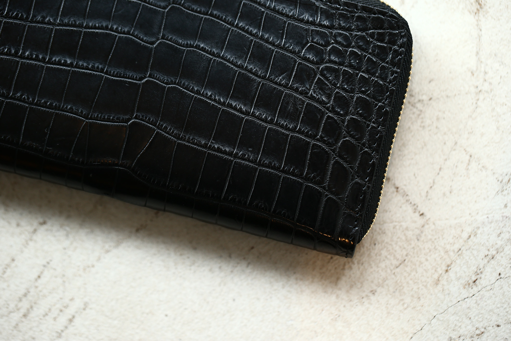 Cisei × 山本製鞄 (シセイ × 山本製鞄) Crocodile Long Wallet (クロコダイル ロング ウォレット) Nile Crocodile Leather (ワニ革) ナイル クロコダイル ウォレット 長財布 BLACK(ブラック),NAVY(ネイビー),BROWN(ブラウン) Made in Japan (日本製)  cisei yamamotoseiho トートバック クロコ 愛知 名古屋 Alto e Diritto アルト エ デリット