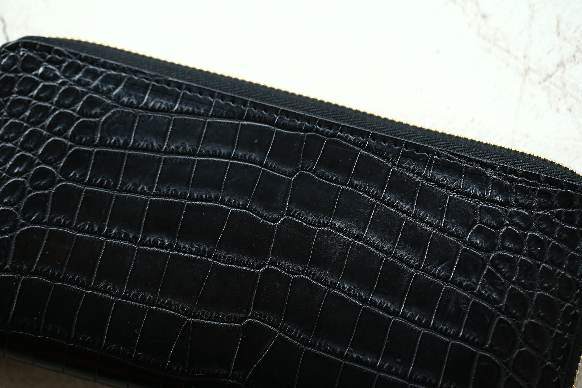 Cisei × 山本製鞄 (シセイ × 山本製鞄) Crocodile Long Wallet (クロコダイル ロング ウォレット) Nile Crocodile Leather (ワニ革) ナイル クロコダイル ウォレット 長財布 BLACK(ブラック),NAVY(ネイビー),BROWN(ブラウン) Made in Japan (日本製)  cisei yamamotoseiho トートバック クロコ 愛知 名古屋 Alto e Diritto アルト エ デリット
