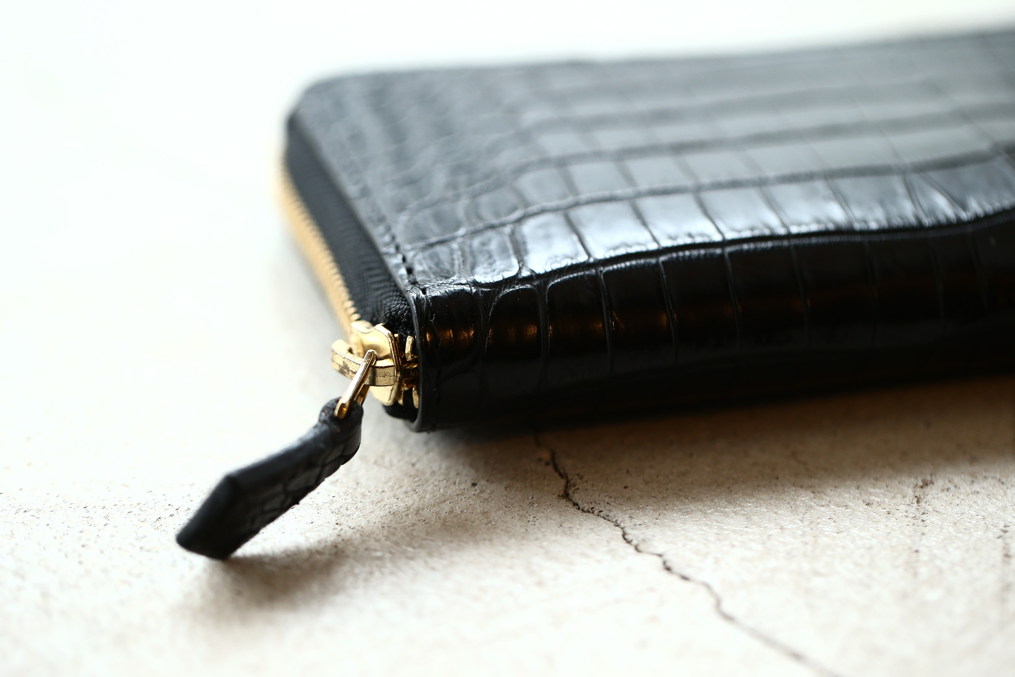 Cisei × 山本製鞄 (シセイ × 山本製鞄) Crocodile Long Wallet (クロコダイル ロング ウォレット) Nile Crocodile Leather (ワニ革) ナイル クロコダイル ウォレット 長財布 BLACK(ブラック),NAVY(ネイビー),BROWN(ブラウン) Made in Japan (日本製)  cisei yamamotoseiho トートバック クロコ 愛知 名古屋 Alto e Diritto アルト エ デリット