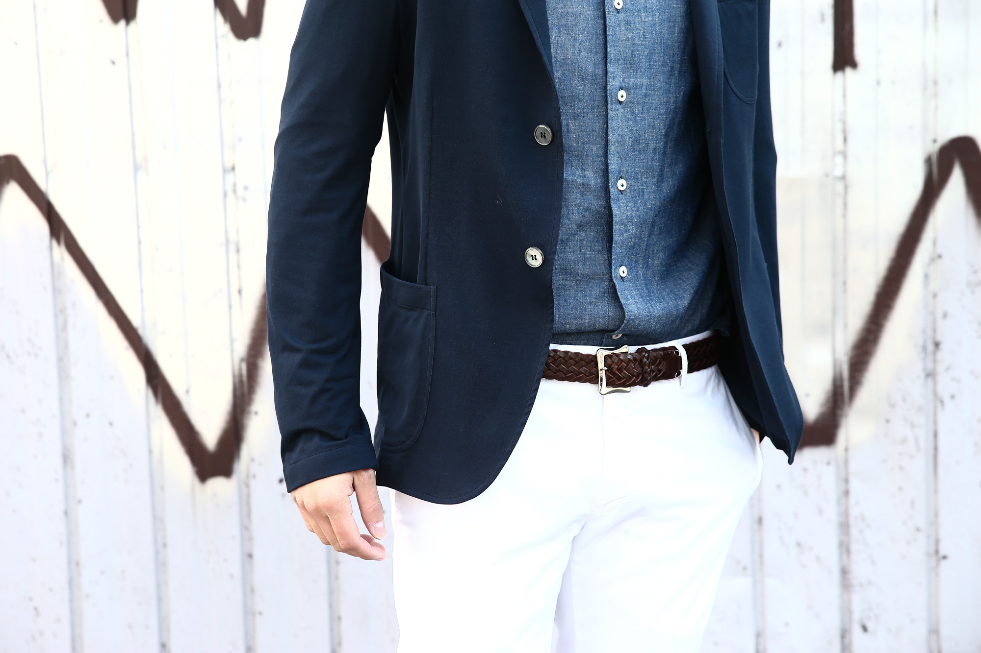 【Cruciani // クルチアーニ】 Cotton Jersey Jacket (コットンジャージージャケット) Micro Smooth Cotton マイクロスムースコットン ニット ジャケット NAVY (ネイビー・10973) made in italy (イタリア製)　2018 春夏新作 愛知 名古屋 Alto e Diritto アルト エ デリット cruciani クルチアーニ  44,46,48,50,52,54