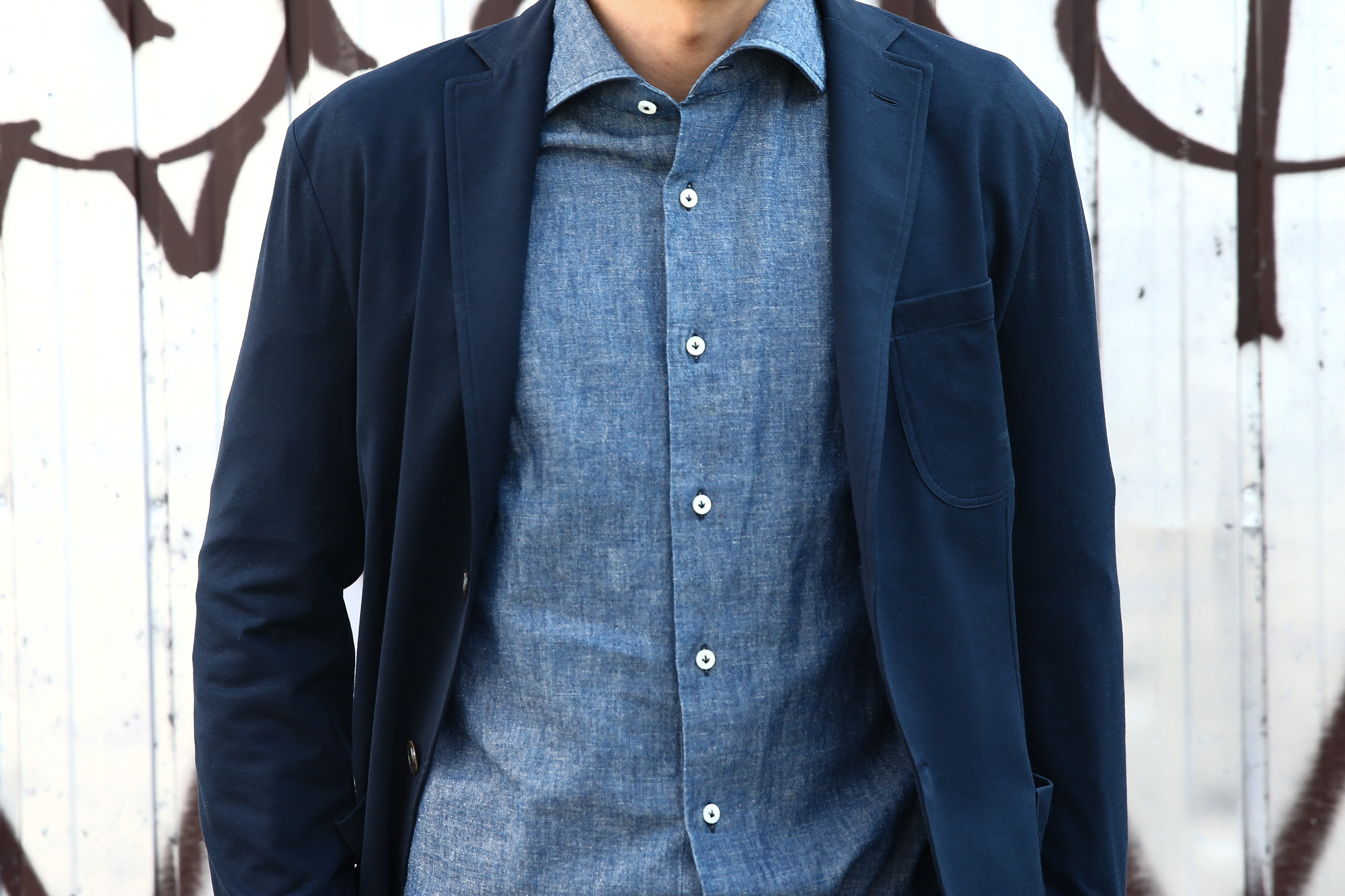 【Cruciani // クルチアーニ】 Cotton Jersey Jacket (コットンジャージージャケット) Micro Smooth Cotton マイクロスムースコットン ニット ジャケット NAVY (ネイビー・10973) made in italy (イタリア製)　2018 春夏新作 愛知 名古屋 Alto e Diritto アルト エ デリット cruciani クルチアーニ  44,46,48,50,52,54