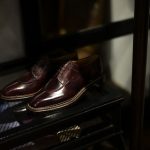 ENZO BONAFE(エンツォボナフェ) BERING ベーリング Bonaudo Museum Calf Leather(ボナウド社ミュージアムカーフレザー) ノルベジェーゼ製法 Uチップシューズ レザーシューズ PLUM(バーガンディー) made in italy(イタリア製)のイメージ