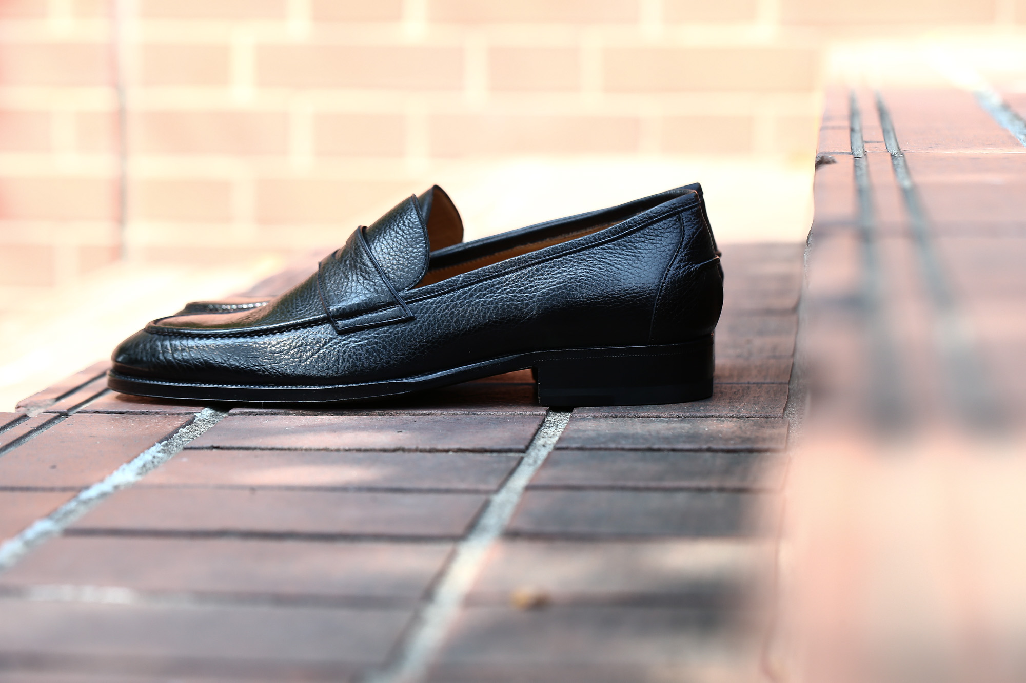 ENZO BONAFE(エンツォボナフェ) ART. EB-08 Coin Loafer コイン ローファー LAMA ラマレザー ドレスシューズ ローファー NERO(ブラック) made in italy (イタリア製) 2018 春夏新作 愛知 名古屋 enzobonafe エンツォボナフェ eb08 ローファー