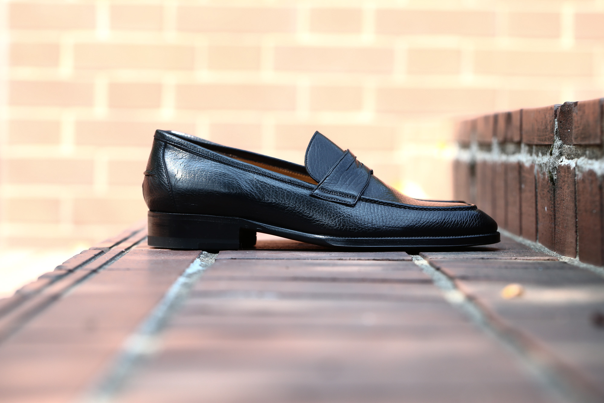 ENZO BONAFE(エンツォボナフェ) ART. EB-08 Coin Loafer コイン ローファー LAMA ラマレザー ドレスシューズ ローファー NERO(ブラック) made in italy (イタリア製) 2018 春夏新作 愛知 名古屋 enzobonafe エンツォボナフェ eb08 ローファー