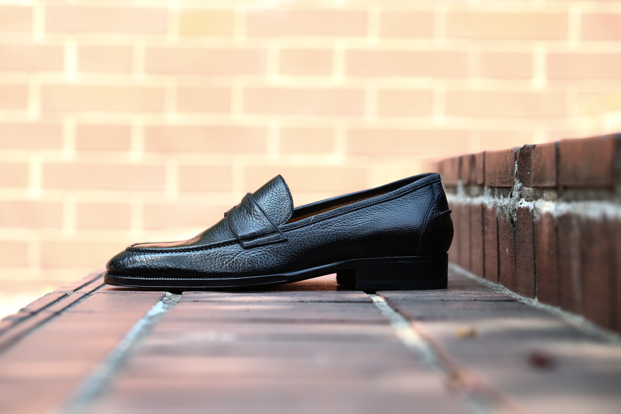 ENZO BONAFE(エンツォボナフェ) ART. EB-08 Coin Loafer コイン ローファー LAMA ラマレザー ドレスシューズ ローファー NERO(ブラック) made in italy (イタリア製) 2018 春夏新作 愛知 名古屋 enzobonafe エンツォボナフェ eb08 ローファー