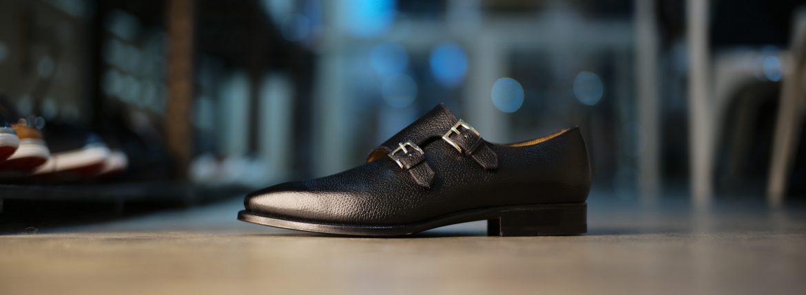 ENZO BONAFE(エンツォボナフェ) EB-36 Double Monk Strap Shoes INCA Leather ダブルモンクストラップシューズ NERO (ブラック) made in italy (イタリア製) 2018 秋冬 【Special Model】のイメージ