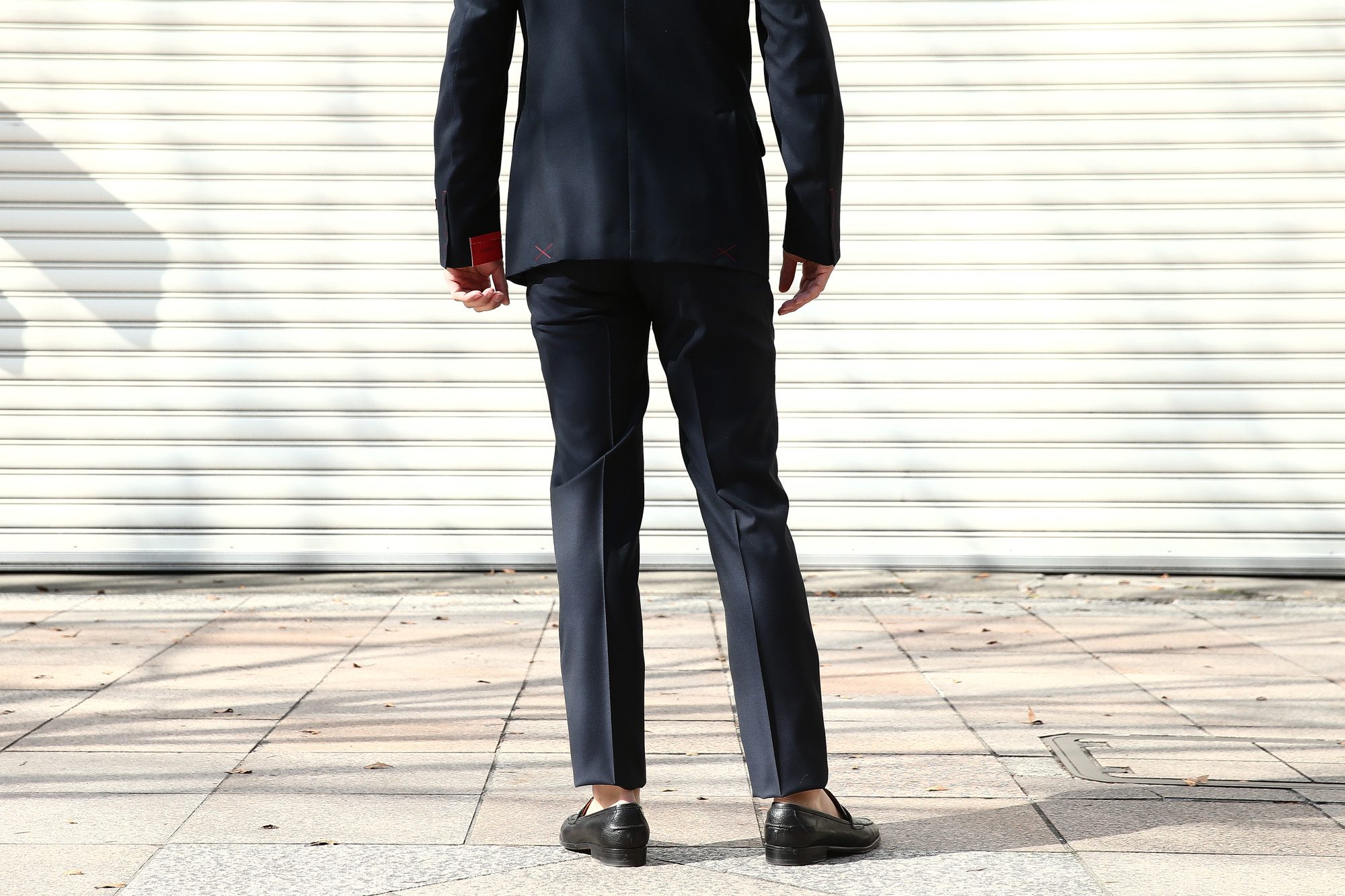 ISAIA (イザイア) 【GREGORY / グレゴリー】 AQUA SPIDER (アクア スパイダー) 撥水 ストレッチ サマーウール 段返り3B スーツ NAVY (ネイビー・800) Made in italy (イタリア製) 2018 春夏新作 isaia イザイア 愛知 名古屋 Alto e Diritto アルト エ デリット スーツ ジャケット 42,44,46,48,50,52,54