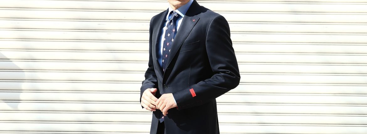 ISAIA (イザイア) 【GREGORY / グレゴリー】 AQUA SPIDER (アクア スパイダー) 撥水 ストレッチ サマーウール 段返り3B スーツ NAVY (ネイビー・800) Made in italy (イタリア製) 2018 春夏新作 isaia イザイア 愛知 名古屋 ZODIAC ゾディアック スーツ ジャケット 42,44,46,48,50,52,54