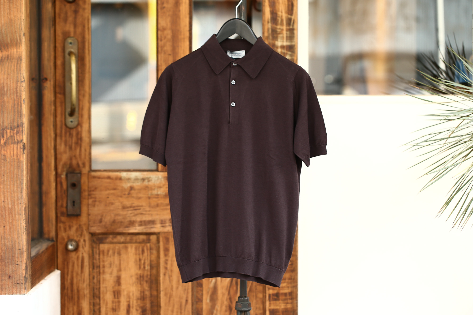 JOHN SMEDLEY ジョンスメドレー S3798 Polo Shirt SEA ISLAND COTTON シーアイランドコットン ポロシャツ DARK LEATHER (ダークレザー) イギリス製 2018 春夏新作 johnsmedley ジョンスメドレー 愛知 名古屋 Alto e Diritto アルト エ デリット