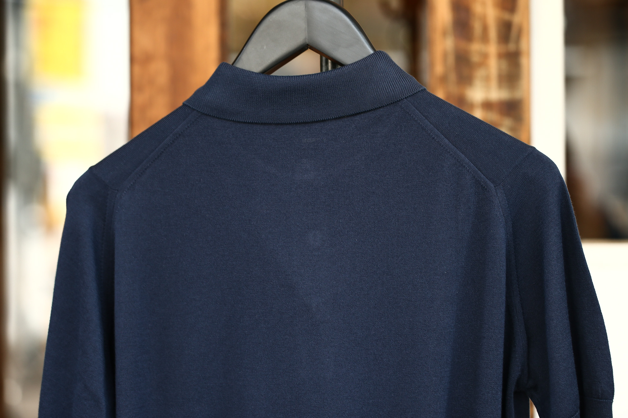 JOHN SMEDLEY (ジョンスメドレー) S3798 Polo Shirt SEA ISLAND COTTON (シーアイランドコットン) ポロシャツ NAVY (ネイビー) Made in England (イギリス製) 2018 春夏新作 johnsmedley ジョンスメドレー 愛知 名古屋 Alto e Diritto アルト エ デリット