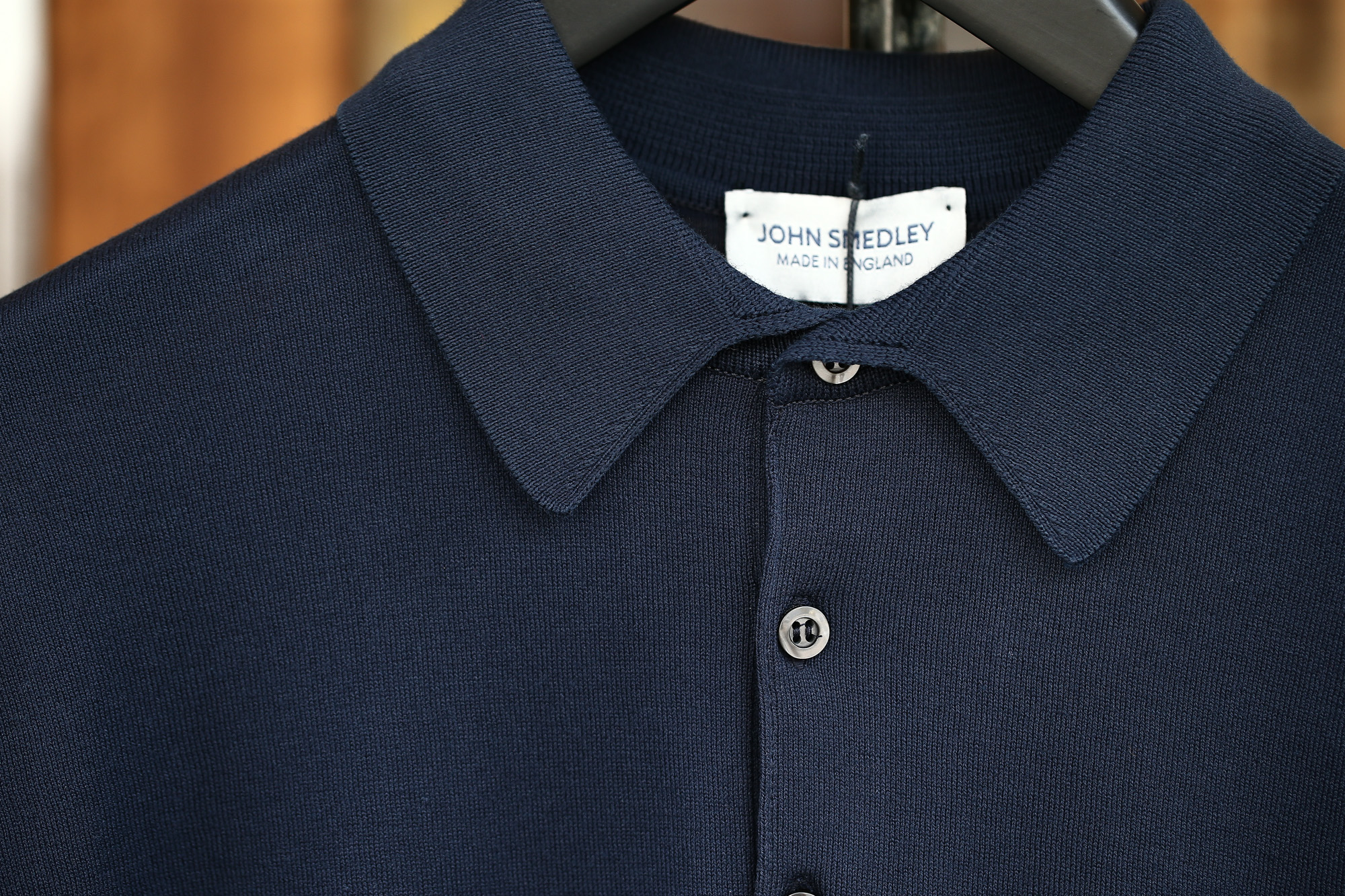 JOHN SMEDLEY (ジョンスメドレー) S3798 Polo Shirt SEA ISLAND COTTON (シーアイランドコットン) ポロシャツ NAVY (ネイビー) Made in England (イギリス製) 2018 春夏新作 johnsmedley ジョンスメドレー 愛知 名古屋 Alto e Diritto アルト エ デリット