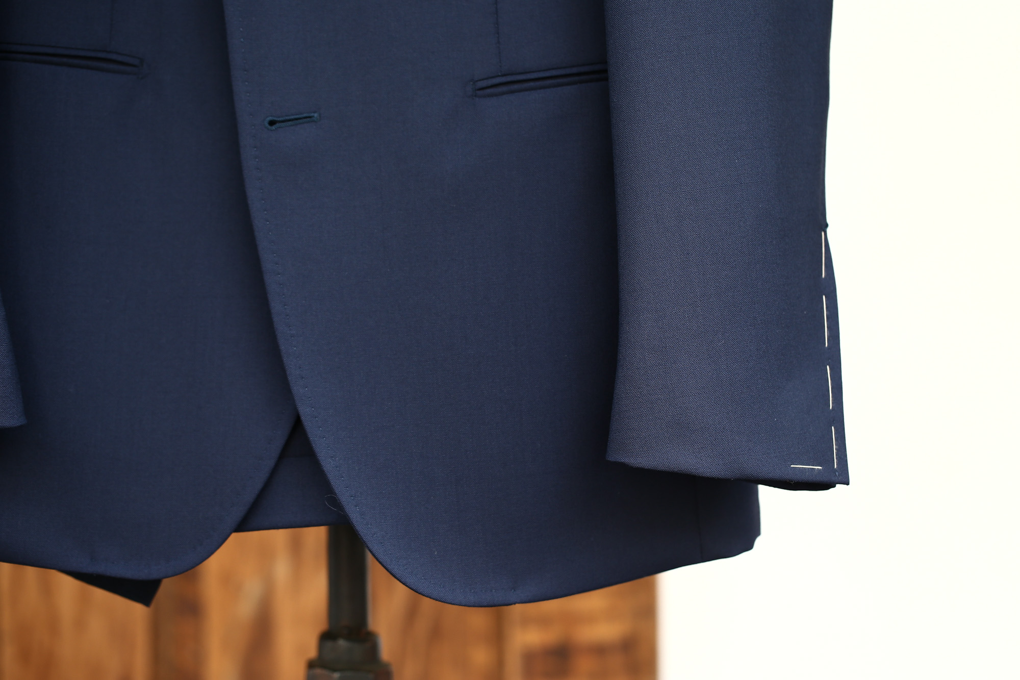 LARDINI (ラルディーニ) SARTORIA (サルトリア) トロピカル サマーウール 段返り3B サマー スーツ NAVY (ネイビー・5) Made in italy (イタリア製) 2018 春夏新作 lardini ラルディーニ 　愛知 名古屋 Alto e Diritto アルト エ デリット