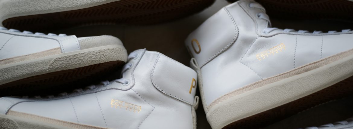 Pantofola d’Oro (パントフォラドーロ) CLASSICO PG75 CALF LEATHERカーフレザー ハイカット レザースニーカー WHITE (ホワイト・WHT) made in italy (イタリア製) 2018 春夏新作のイメージ