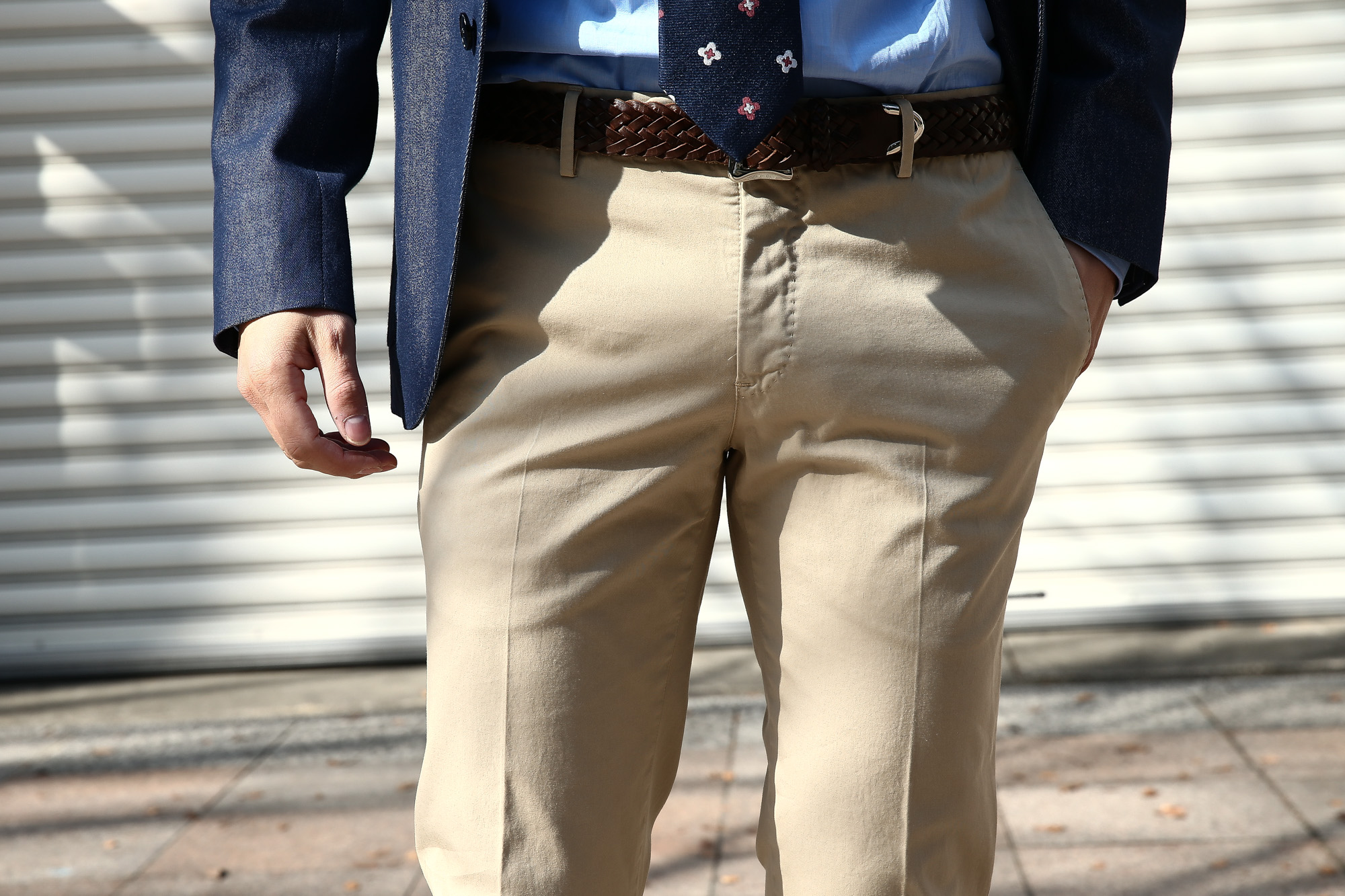 PT01 (ピーティーゼロウーノ) BUSINESS (ビジネス) SUPER SLIM FIT (スーパースリムフィット) Lux Cloth ストレッチ コットン スラックス パンツ BEIGE (ベージュ・0040)  2018 春夏新作 pt01 チノ　チノパン チノスラックス 愛知 名古屋 Alto e Diritto アルト エ デリット