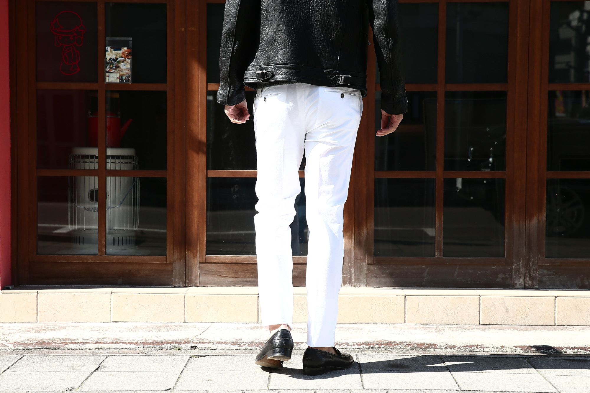 PT01 (ピーティーゼロウーノ) BUSINESS (ビジネス) SUPER SLIM FIT (スーパースリムフィット) Lux Cloth ストレッチ コットン スラックス パンツ WHITE (ホワイト・0010) 2018 春夏新作 pt01 チノ　チノパン チノスラックス 愛知 名古屋 Alto e Diritto アルト エ デリット