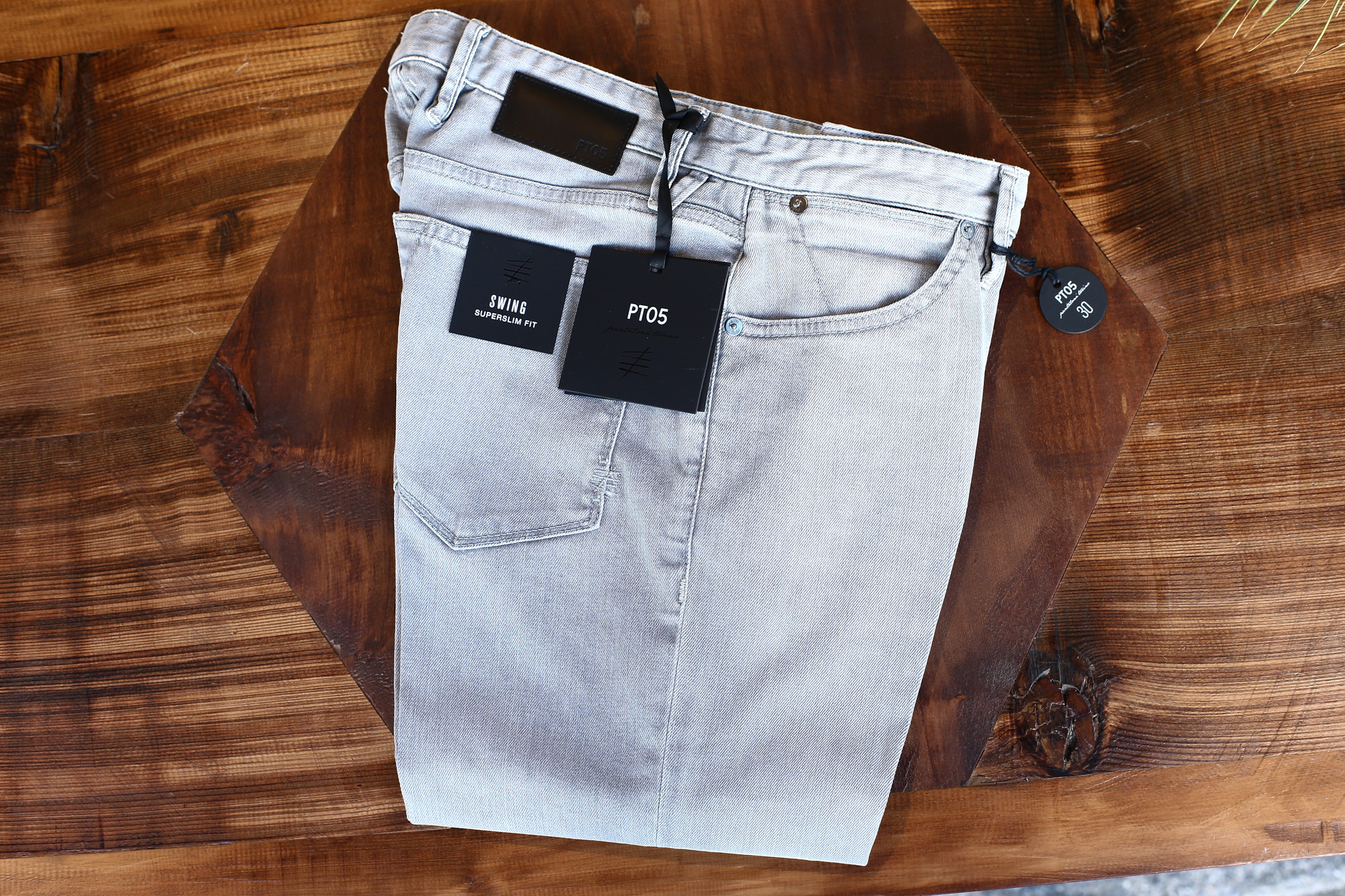 PT05 (ピーティーゼロチンクエ) SWING (スイング) NEW SUPER SLIM FIT (ニュースーパースリムフィット) ストレッチ デニム パンツ GRAY (グレー・MC28) 2018 春夏新作 pt05 pt01 デニム ジーパン 愛知 名古屋 Alto e Diritto アルト エ デリット