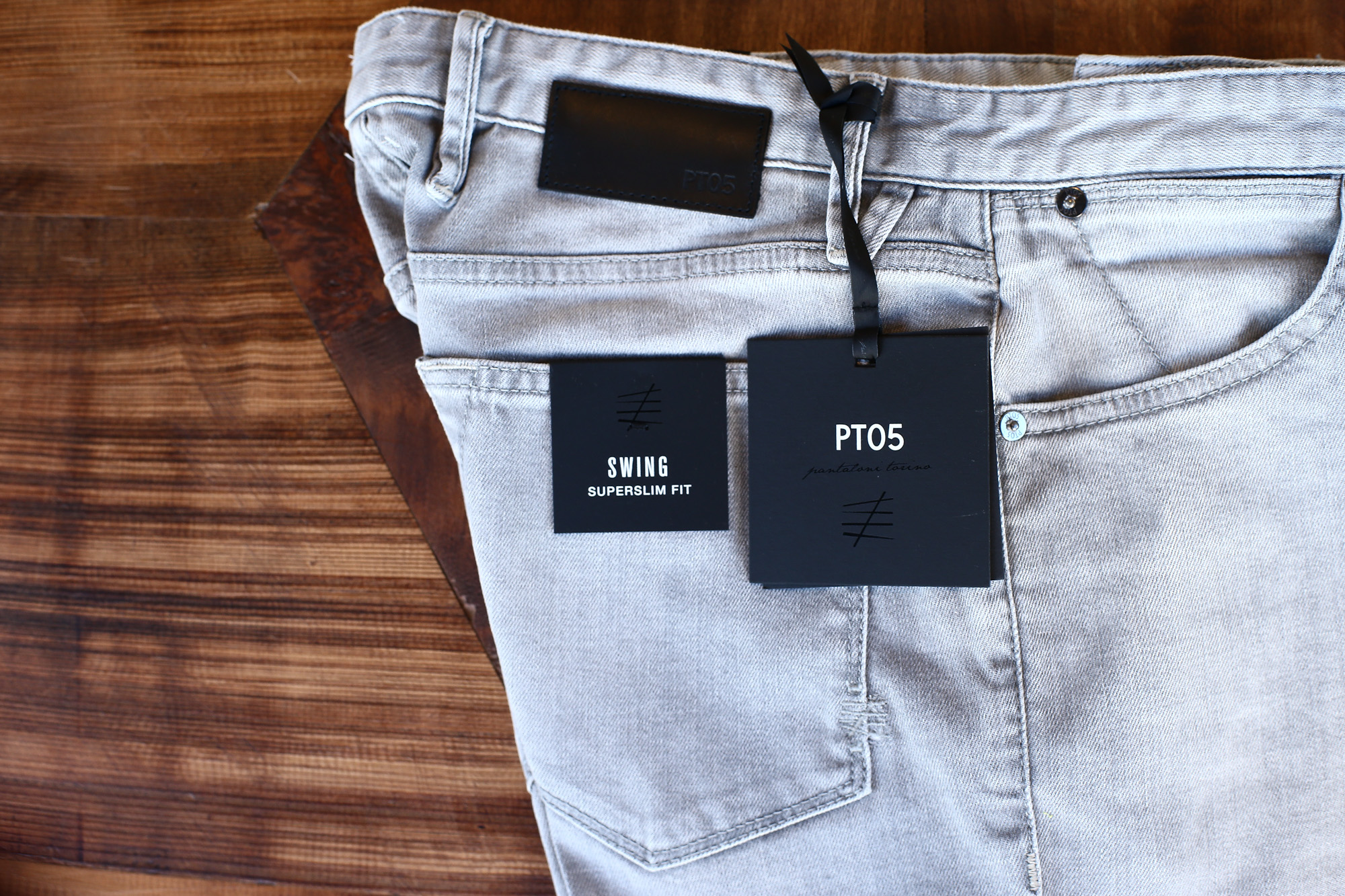 PT05 (ピーティーゼロチンクエ) SWING (スイング) NEW SUPER SLIM FIT (ニュースーパースリムフィット) ストレッチ デニム パンツ GRAY (グレー・MC28) 2018 春夏新作 pt05 pt01 デニム ジーパン 愛知 名古屋 Alto e Diritto アルト エ デリット