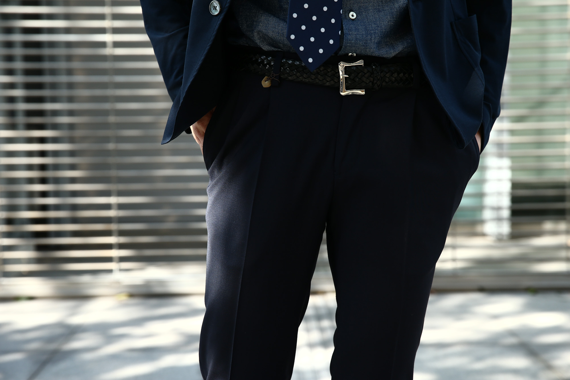 VIGANO (ヴィガーノ) WASHABLE SLACKS (ウォッシャブル スラックス) ウォッシャブル トロピカルウール テーパード 2プリーツ パンツ NAVY (ネイビー・880) 2018 春夏新作 vigano ヴィガーノ 愛知 名古屋 Alto e Diritto アルト エ デリット スラックス グレスラ ネイビースラックス