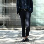 VIGANO (ヴィガーノ) WASHABLE SLACKS (ウォッシャブル スラックス) ウォッシャブル トロピカルウール テーパード 2プリーツ パンツ NAVY (ネイビー・880) 2018 春夏新作のイメージ