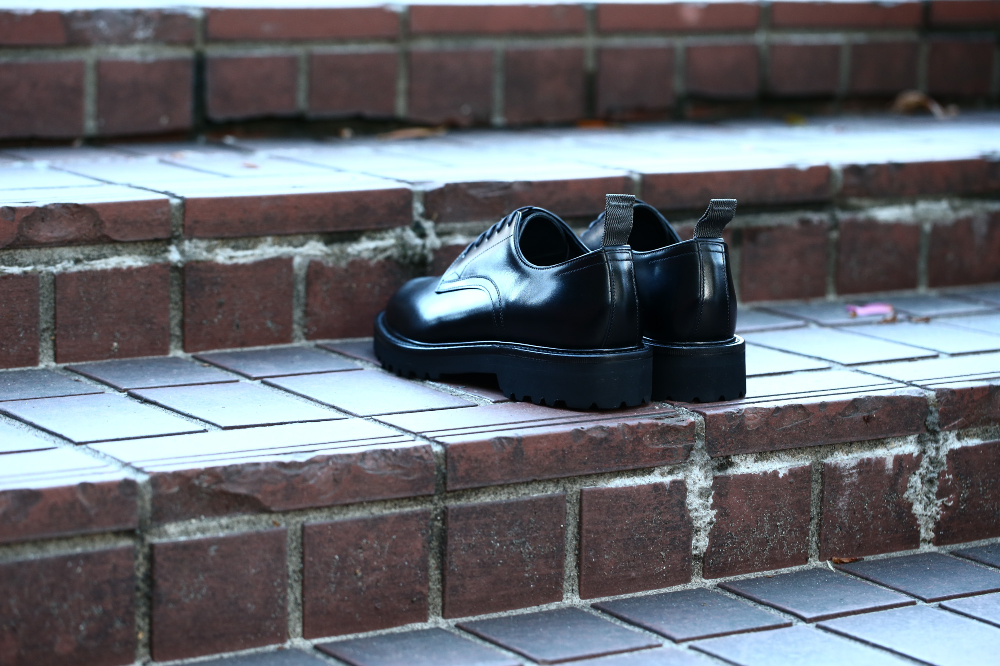 WH(ダブルエイチ) WH-0006(WHS-0006) Plane Toe Shoes  (干場氏 スペシャル モデル) Birdie Last(バーディラスト) ANNONAY Vocalou Calf Leather プレーントゥ シューズ BLACK(ブラック) MADE IN JAPAN(日本製) 2018 春夏新作 【干場氏、坪内氏の直筆サイン入り】【Alto e Diritto限定 スペシャルアイテム】 wh 干場さん 干場スペシャル FORZASTYLE フォルザスタイル 愛知 名古屋 Alto e Diritto アルト エ デリット