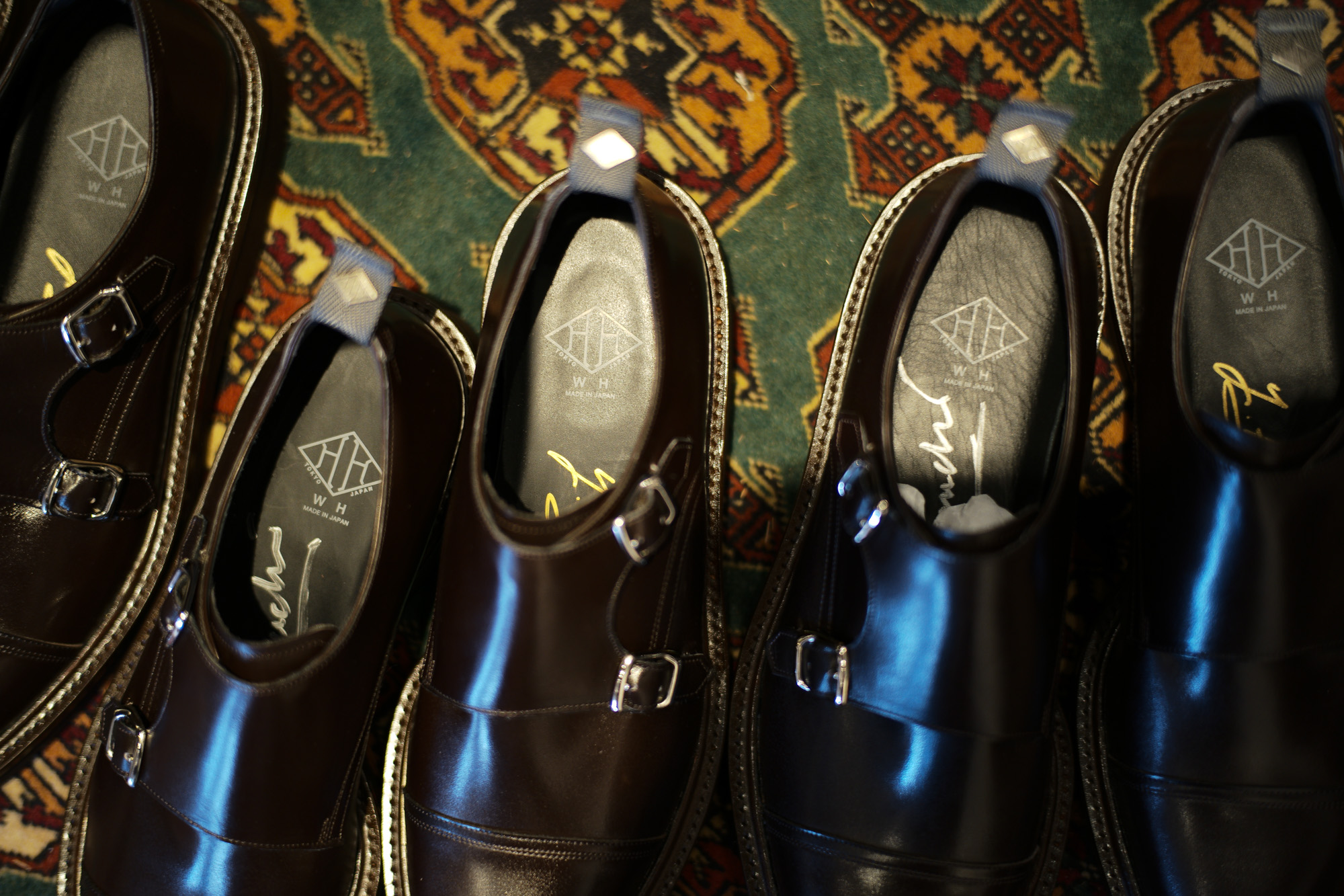 WH (ダブルエイチ) WH-0300(WHS-0300) Double Monk Strap Shoes (干場氏 スペシャル モデル) Cruise Last (クルーズラスト) ダブルモンクストラップシューズ DARK BROWN (ダークブラウン) MADE IN JAPAN (日本製) 2018 春夏新作   【干場氏、坪内氏の直筆サイン入り】【Alto e Diritto限定 スペシャルアイテム】 wh 干場さん 干場スペシャル FORZASTYLE フォルザスタイル 愛知 名古屋 Alto e Diritto アルト エ デリット