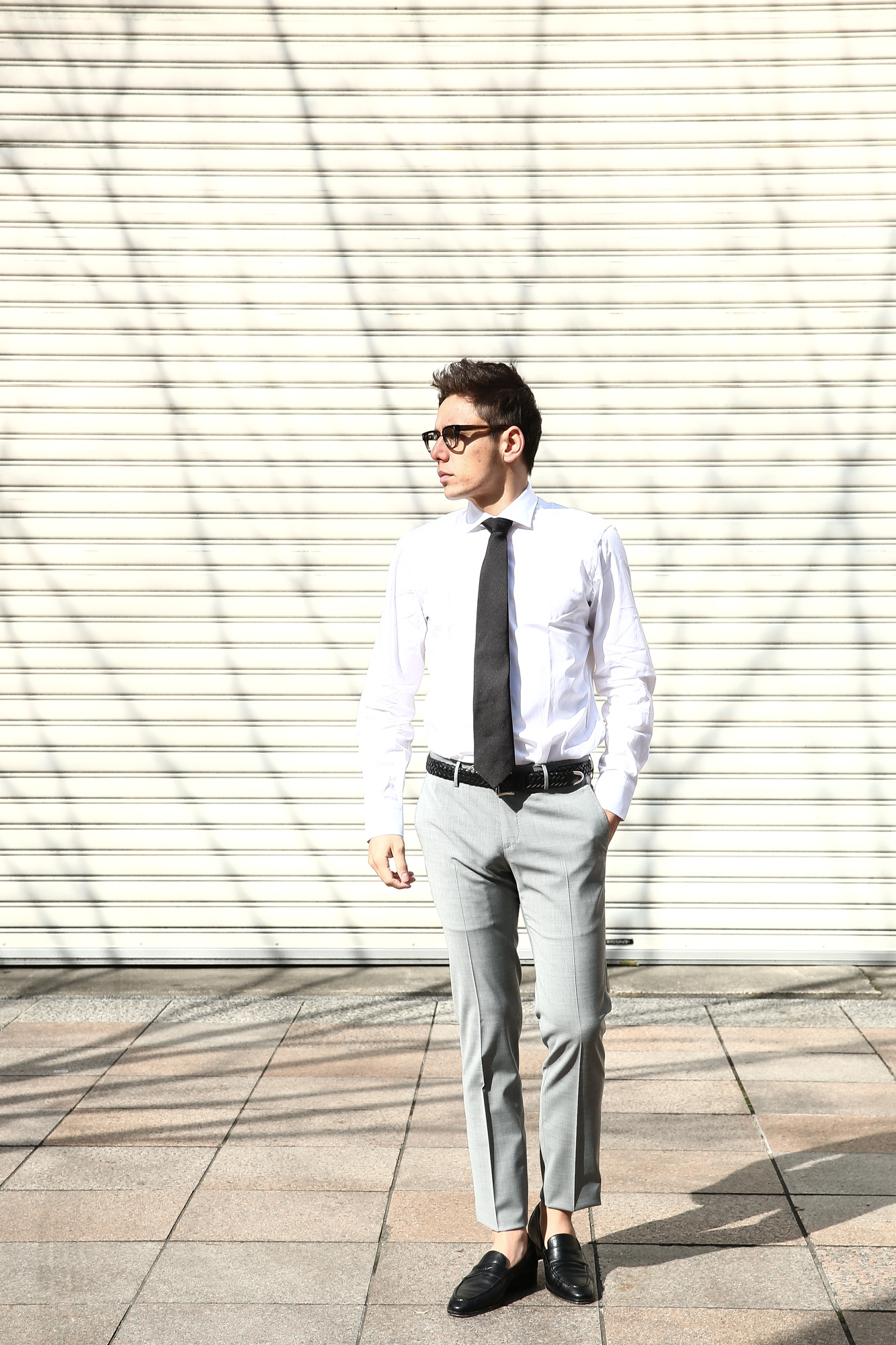 BORRIELLO (ボリエッロ) Poplin Dress Shirts コットン ブロード ...