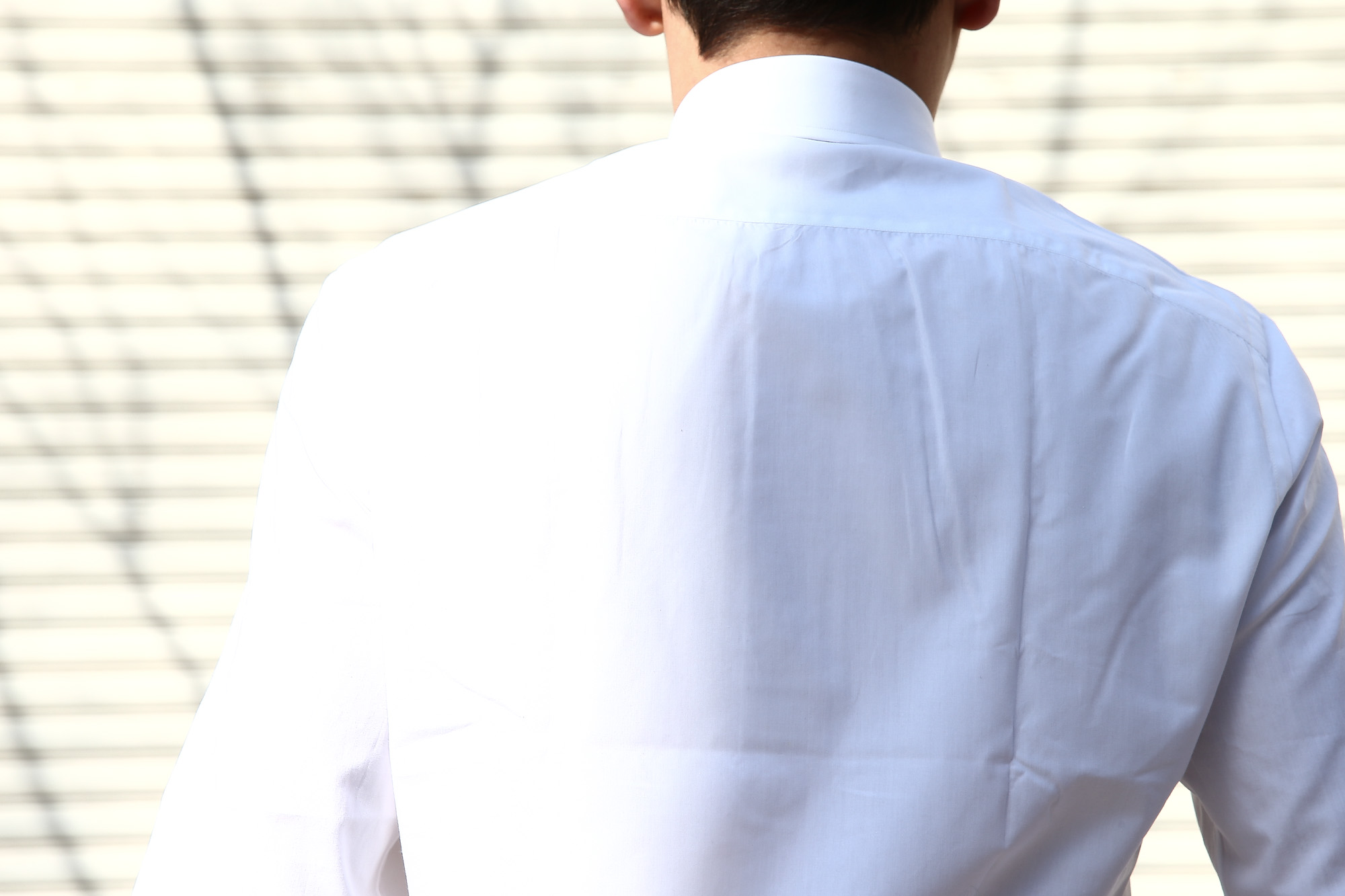 BORRIELLO (ボリエッロ) Poplin Dress Shirts コットン ブロード ポプリン ドレスシャツ WHITE (ホワイト・1) made in italy (イタリア製) 2018 春夏新作 愛知 名古屋 Alto e Diritto アルト エ デリット シャツ ストライプシャツ イタリアシャツ