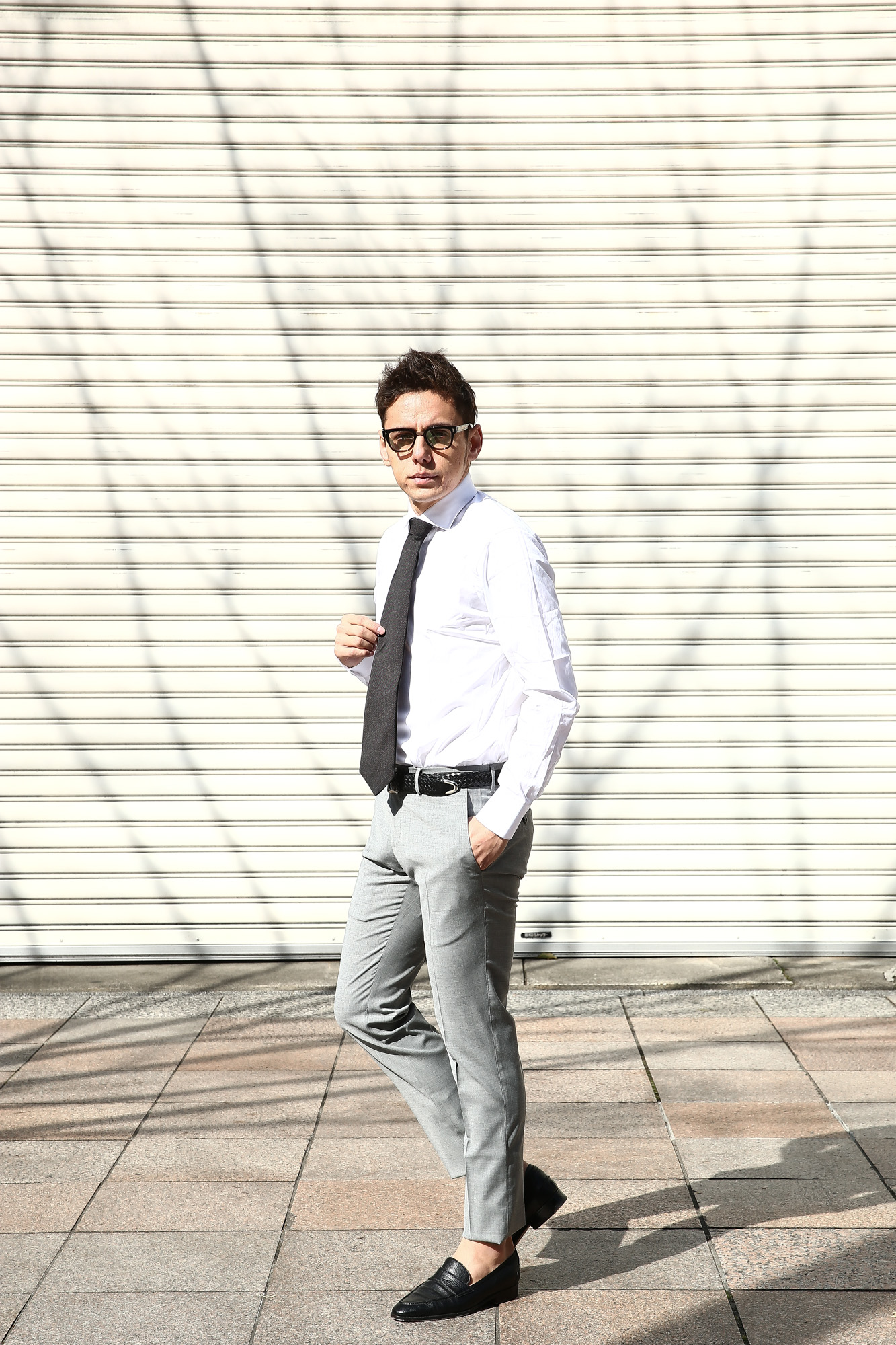 BORRIELLO (ボリエッロ) Poplin Dress Shirts コットン ブロード ポプリン ドレスシャツ WHITE (ホワイト・1) made in italy (イタリア製) 2018 春夏新作 愛知 名古屋 Alto e Diritto アルト エ デリット シャツ ストライプシャツ イタリアシャツ