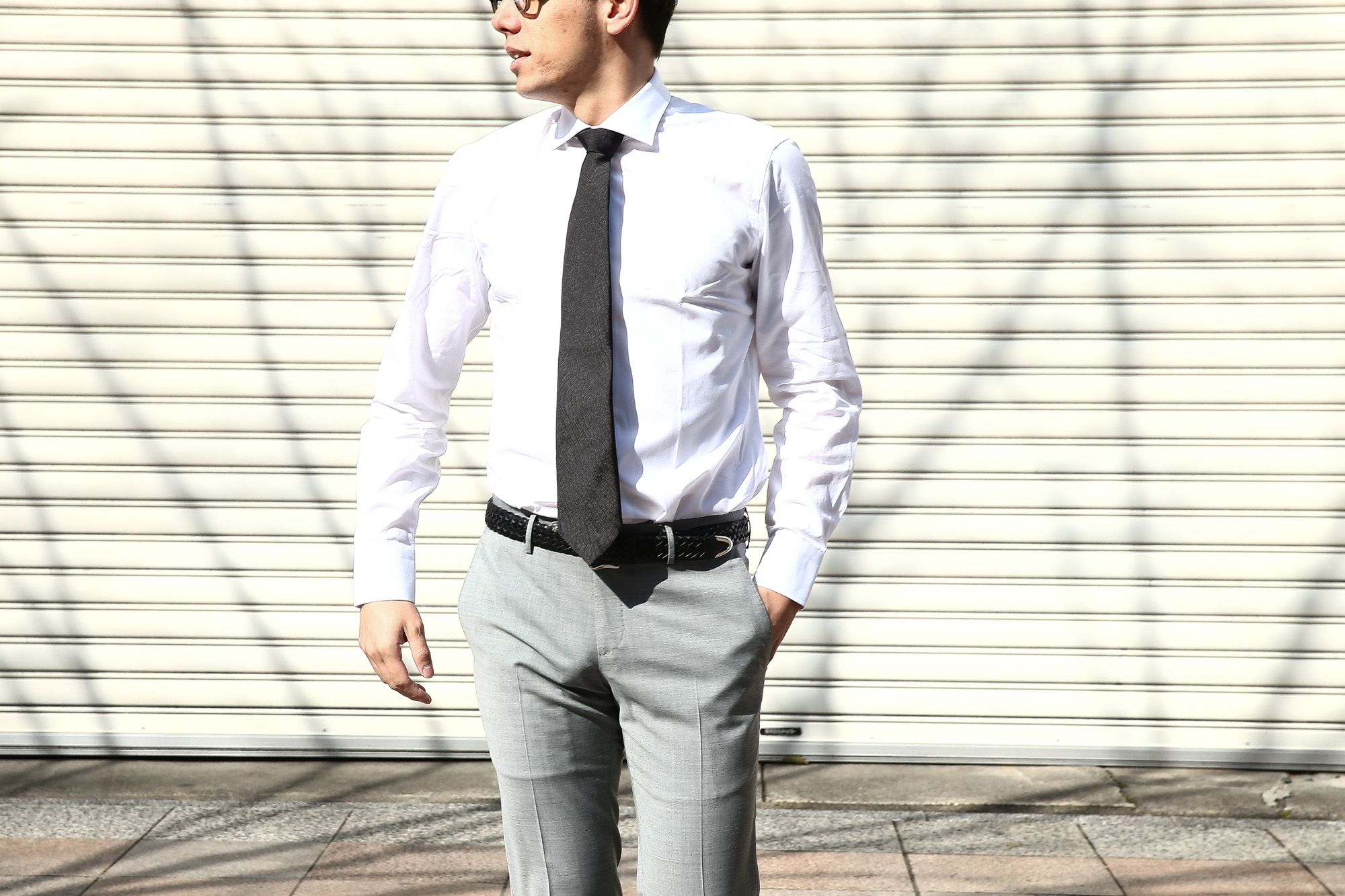 BORRIELLO (ボリエッロ) Poplin Dress Shirts コットン ブロード ポプリン ドレスシャツ WHITE (ホワイト・1) made in italy (イタリア製) 2018 春夏新作 愛知 名古屋 Alto e Diritto アルト エ デリット シャツ ストライプシャツ イタリアシャツ