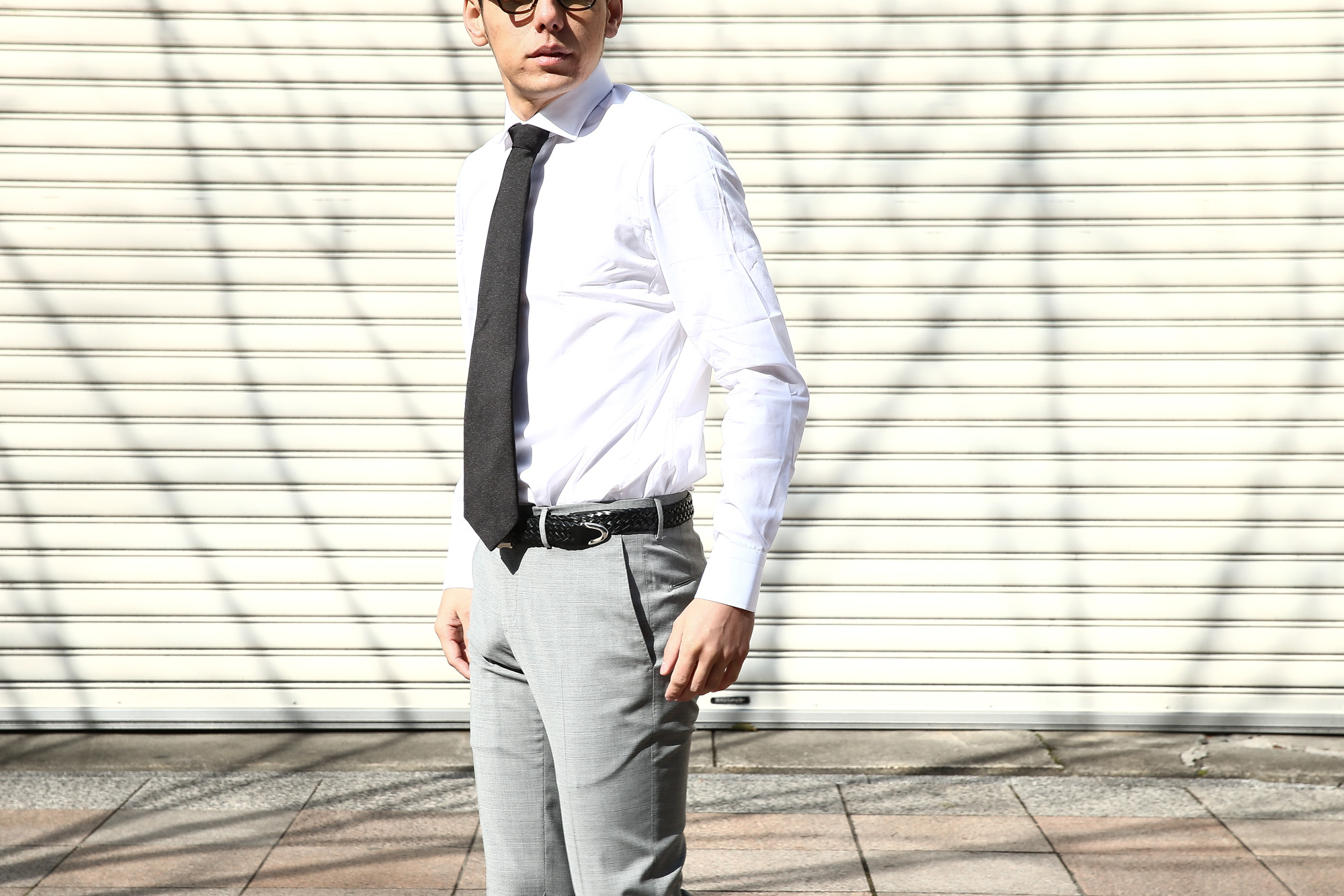 BORRIELLO (ボリエッロ) Poplin Dress Shirts コットン ブロード ポプリン ドレスシャツ WHITE (ホワイト・1) made in italy (イタリア製) 2018 春夏新作 愛知 名古屋 Alto e Diritto アルト エ デリット シャツ ストライプシャツ イタリアシャツ