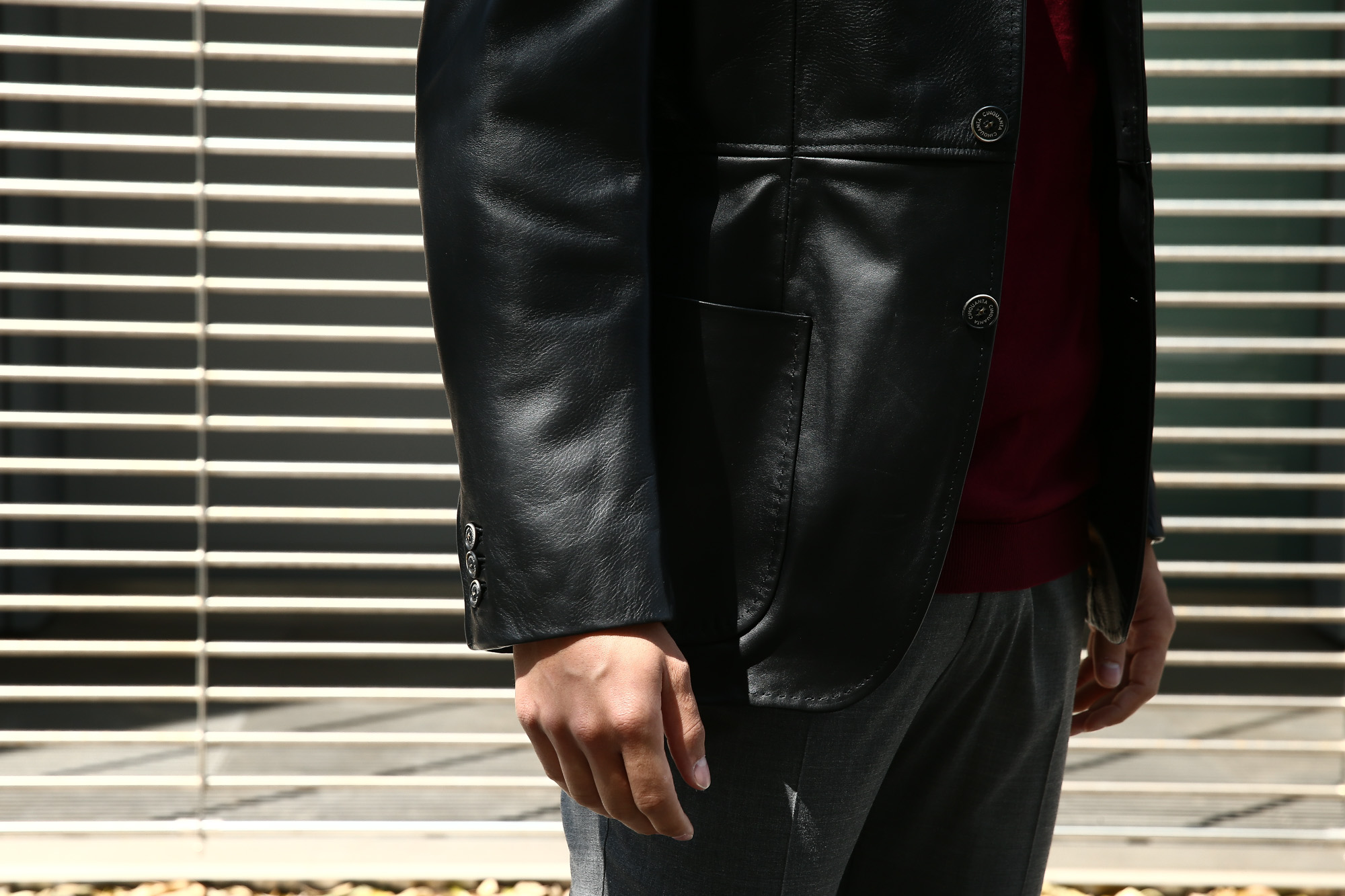 CINQUANTA (チンクアンタ) H613 SINGLE TAILORED JACKET CAVALLO (シングル テーラード ジャケット) ホースレザー ジャケット BLACK (ブラック・999) Made in italy (イタリア製) 2018 秋冬 【ご予約開始します】 cinquanta チンクアンタ レザージャケット ジャケット 愛知 名古屋 Alto e Diritto アルト エ デリット