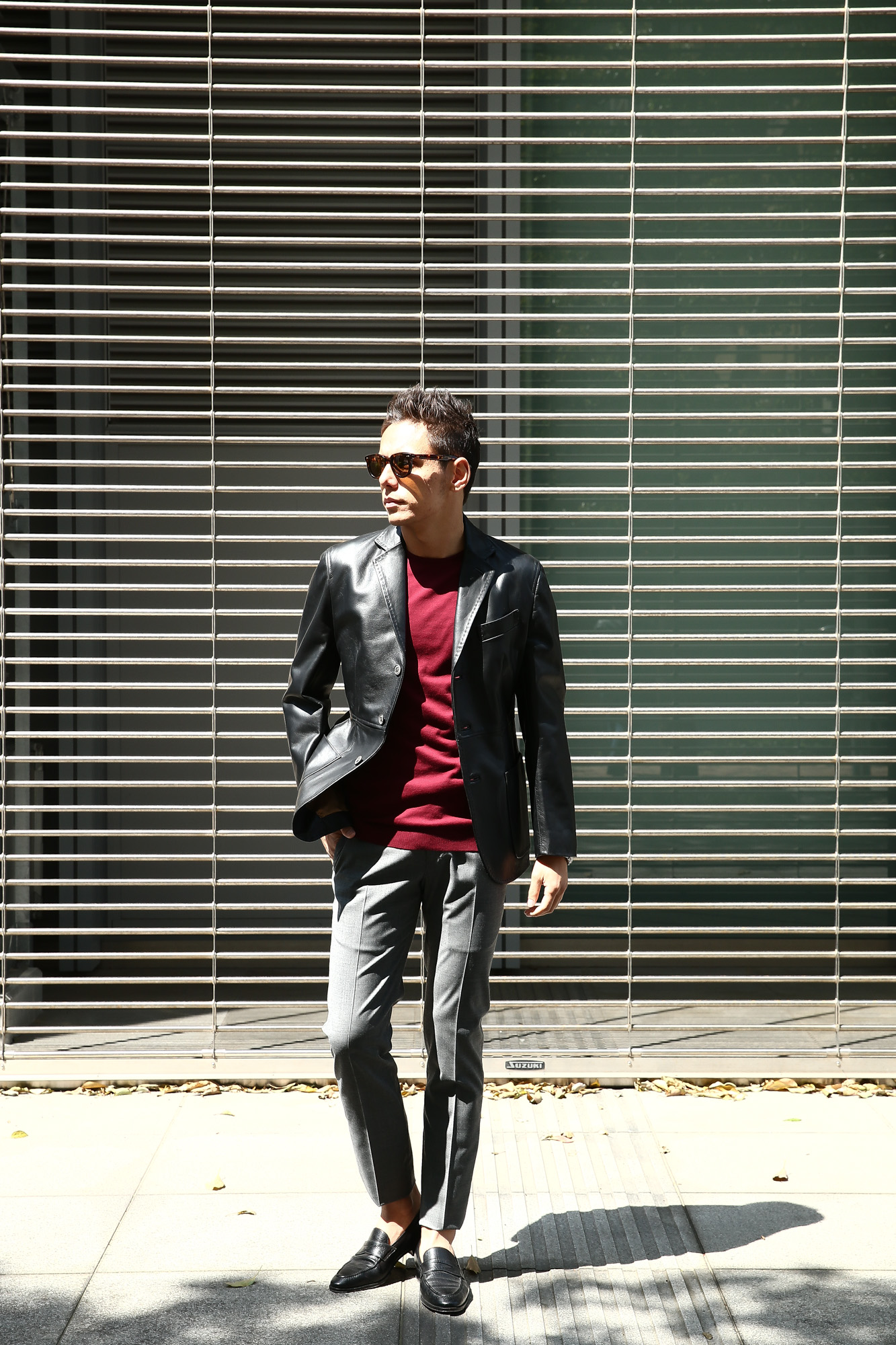 CINQUANTA (チンクアンタ) H613 SINGLE TAILORED JACKET CAVALLO (シングル テーラード ジャケット) ホースレザー ジャケット BLACK (ブラック・999) Made in italy (イタリア製) 2018 秋冬 【ご予約開始します】 cinquanta チンクアンタ レザージャケット ジャケット 愛知 名古屋 Alto e Diritto アルト エ デリット