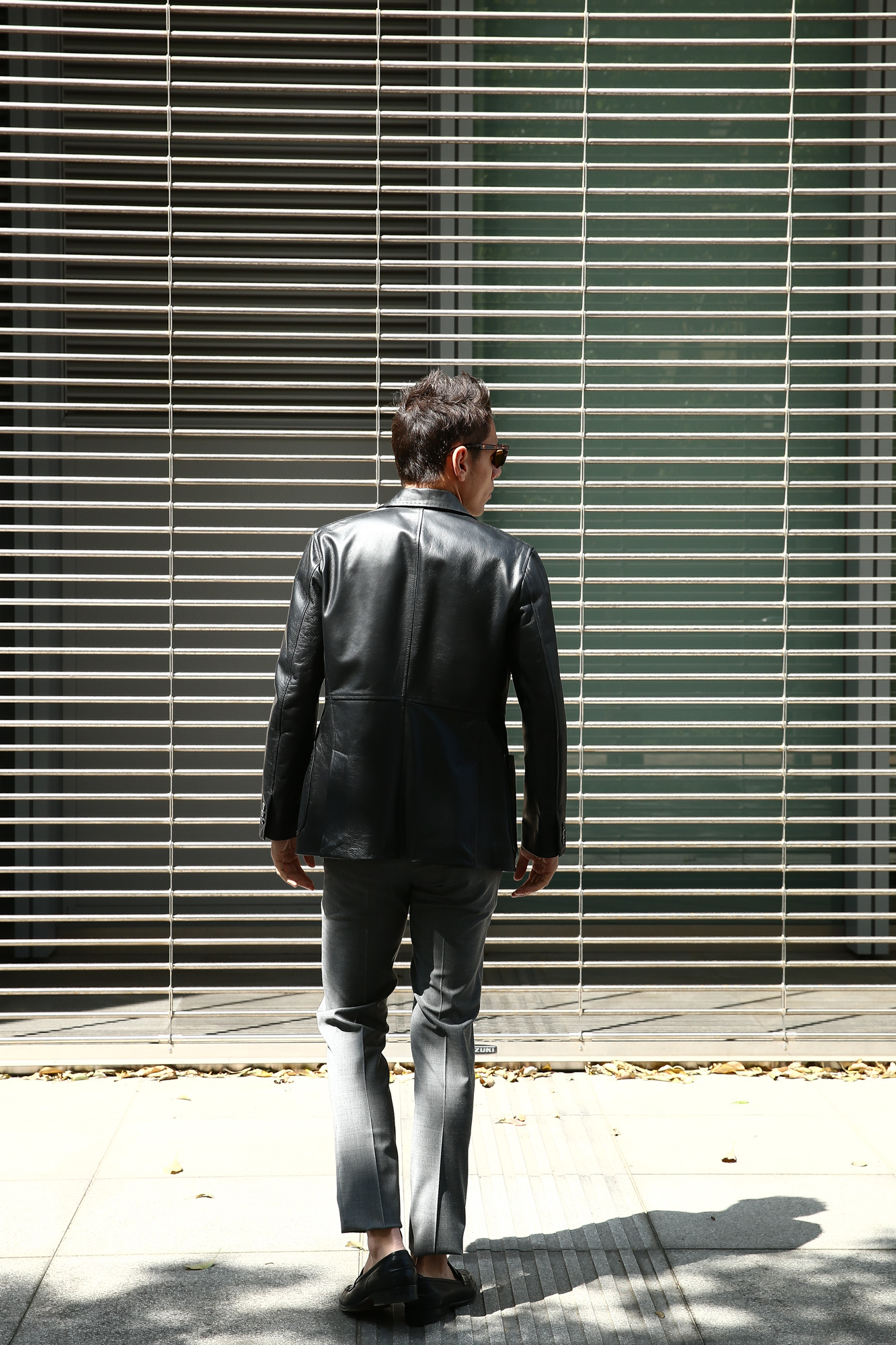 CINQUANTA (チンクアンタ) H613 SINGLE TAILORED JACKET CAVALLO (シングル テーラード ジャケット) ホースレザー ジャケット BLACK (ブラック・999) Made in italy (イタリア製) 2018 秋冬 【ご予約開始します】 cinquanta チンクアンタ レザージャケット ジャケット 愛知 名古屋 Alto e Diritto アルト エ デリット