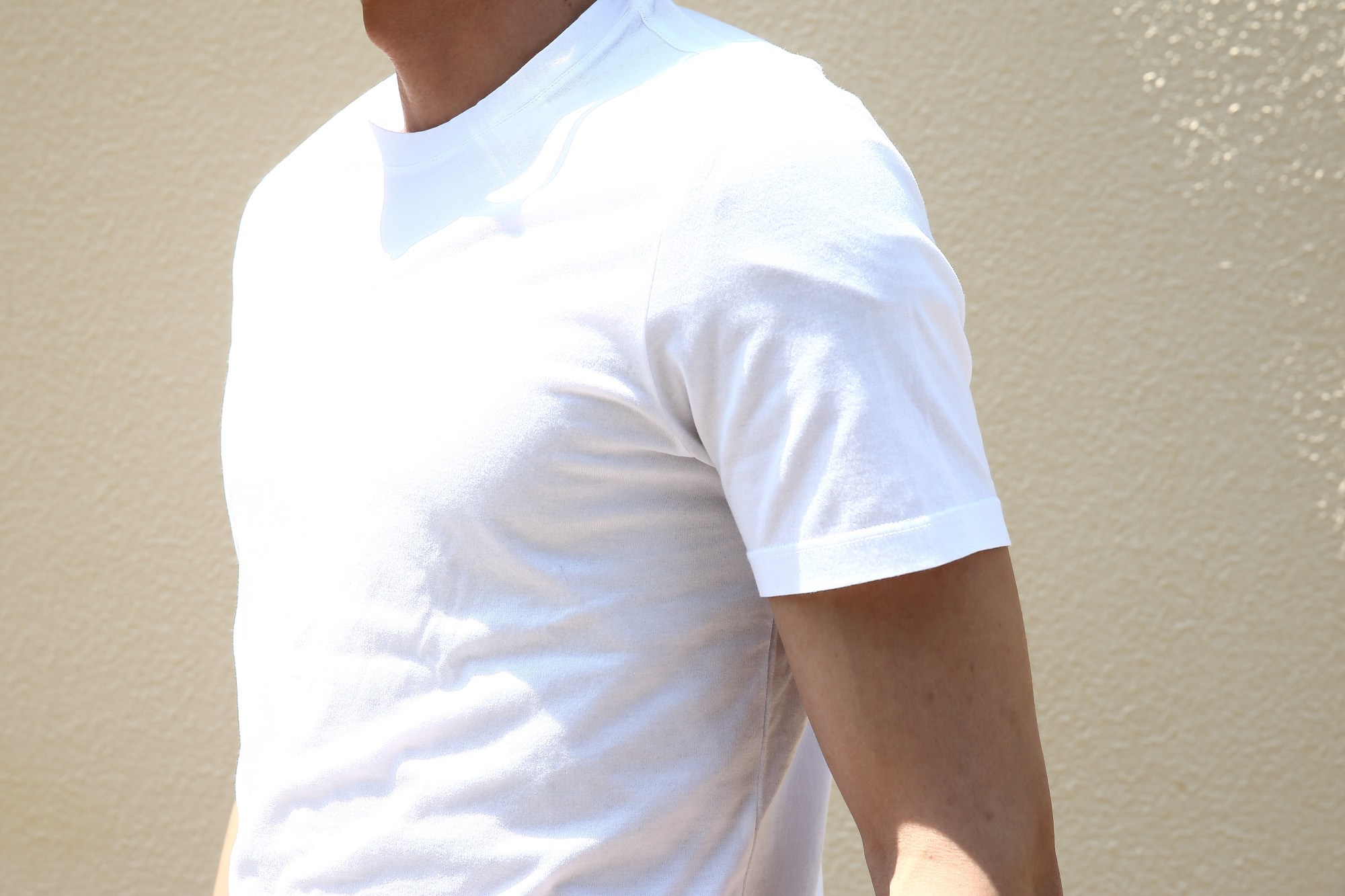 Cruciani (クルチアーニ) Cotton Jersey Crew Neck T-shirt (コットン ジャージー クルーネック Tシャツ) クルーネック Tシャツ WHITE (ホワイト) made in italy (イタリア製) 2018 春夏新作 クルチアーニ Tee 愛知 名古屋 Alto e Diritto アルト エ デリット