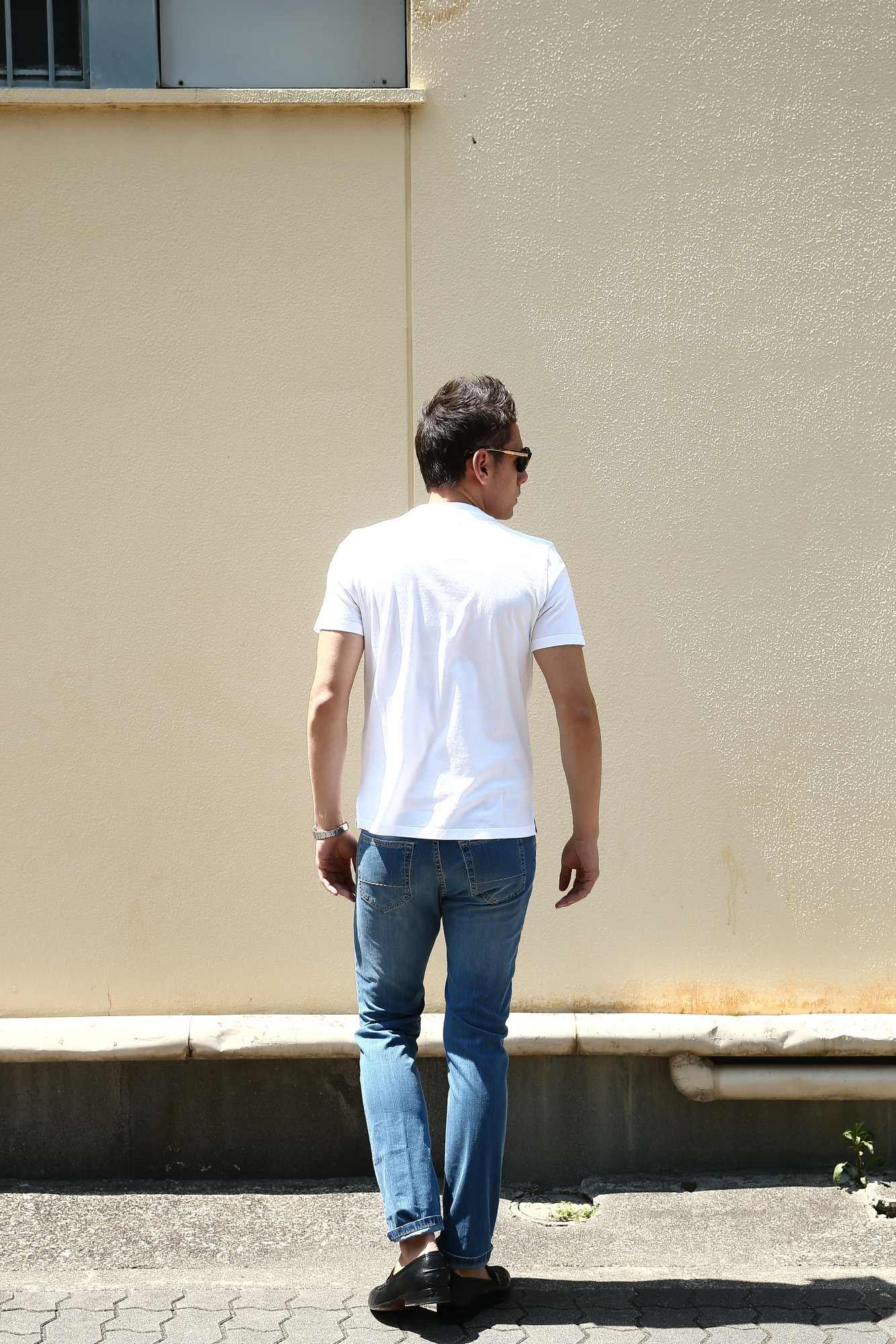 Cruciani (クルチアーニ) Cotton Jersey Crew Neck T-shirt (コットン ジャージー クルーネック Tシャツ) クルーネック Tシャツ WHITE (ホワイト) made in italy (イタリア製) 2018 春夏新作 クルチアーニ Tee 愛知 名古屋 Alto e Diritto アルト エ デリット