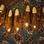 ENZO BONAFE (エンツォボナフェ) ART.EB-27 Double Monk Strap Shoes Horween Shell Cordovan Leather ホーウィン社シェルコードバンレザー ダブルモンクストラップシューズ BOURBON (バーボン) made in italy (イタリア製) 2018 春夏新作のイメージ