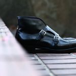 ENZO BONAFE (エンツォボナフェ) ART.EB-18 Double Monk Strap Boots Du Puy Vitello デュプイ社ボックスカーフ ダブルモンクストラップブーツ NERO (ブラック) made in italy (イタリア製) 2018 春夏新作のイメージ