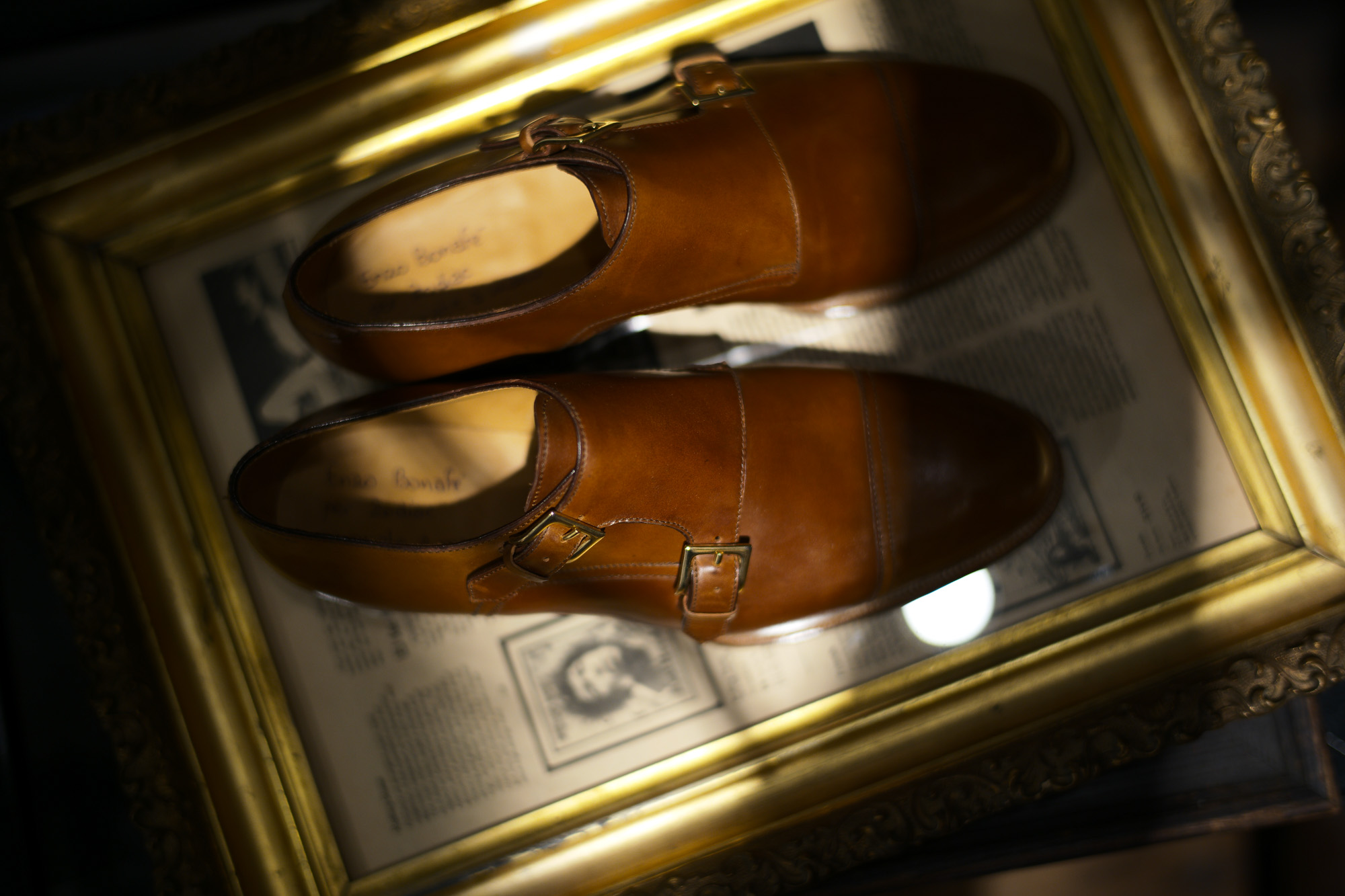 ENZO BONAFE (エンツォボナフェ) ART.EB-27 Double Monk Strap Shoes Horween Shell Cordovan Leather ホーウィン社シェルコードバンレザー ダブルモンクストラップシューズ BOURBON (バーボン) made in italy (イタリア製) 2018 春夏新作 enzobonafe ダブルモンク ドレス ボナフェ レザーシューズ 愛知 名古屋 Alto e Diritto アルト エ デリット