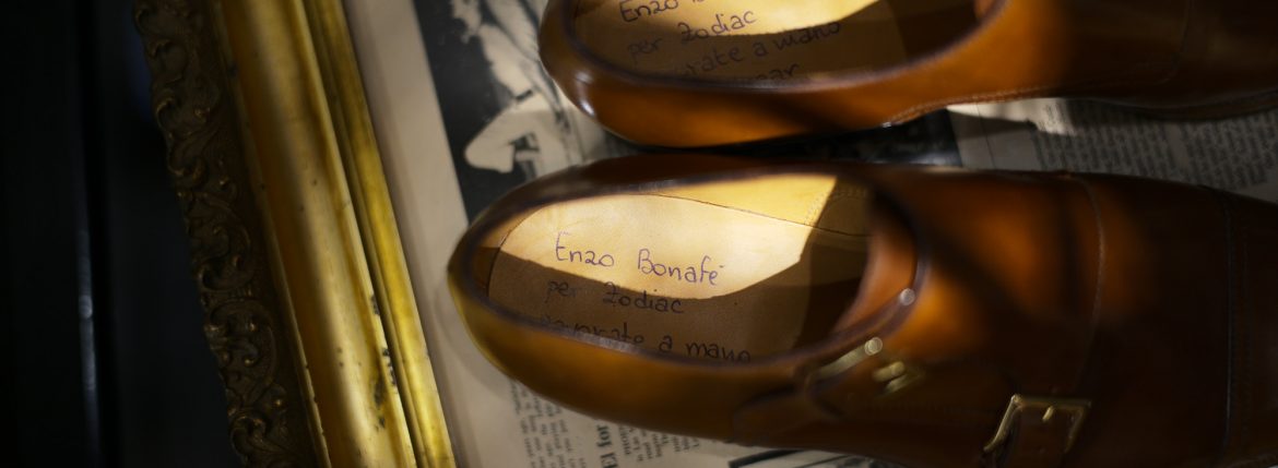 ENZO BONAFE (エンツォボナフェ) ART.EB-27 Double Monk Strap Shoes Horween Shell Cordovan Leather ホーウィン社シェルコードバンレザー ダブルモンクストラップシューズ BOURBON (バーボン) made in italy (イタリア製) 2018 春夏新作 enzobonafe ダブルモンク ドレス ボナフェ レザーシューズ 愛知 名古屋 ZODIAC ゾディアック