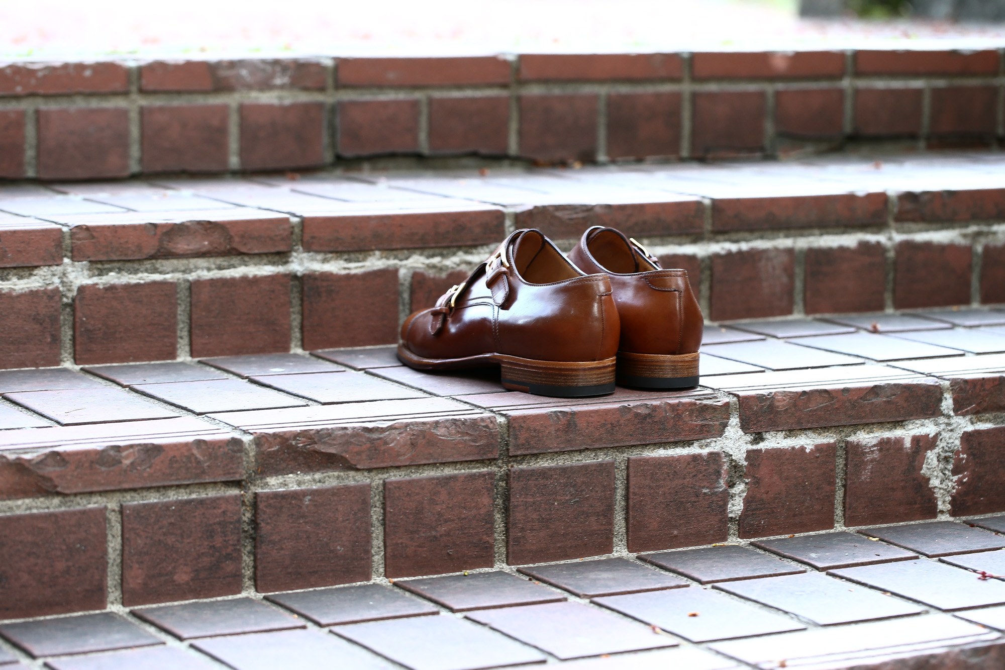 ENZO BONAFE (エンツォボナフェ) ART.EB-27 Double Monk Strap Shoes Horween Shell Cordovan Leather ホーウィン社シェルコードバンレザー ダブルモンクストラップシューズ BOURBON (バーボン) made in italy (イタリア製) 2018 春夏新作 enzobonafe ダブルモンク ドレス ボナフェ レザーシューズ 愛知 名古屋 Alto e Diritto アルト エ デリット