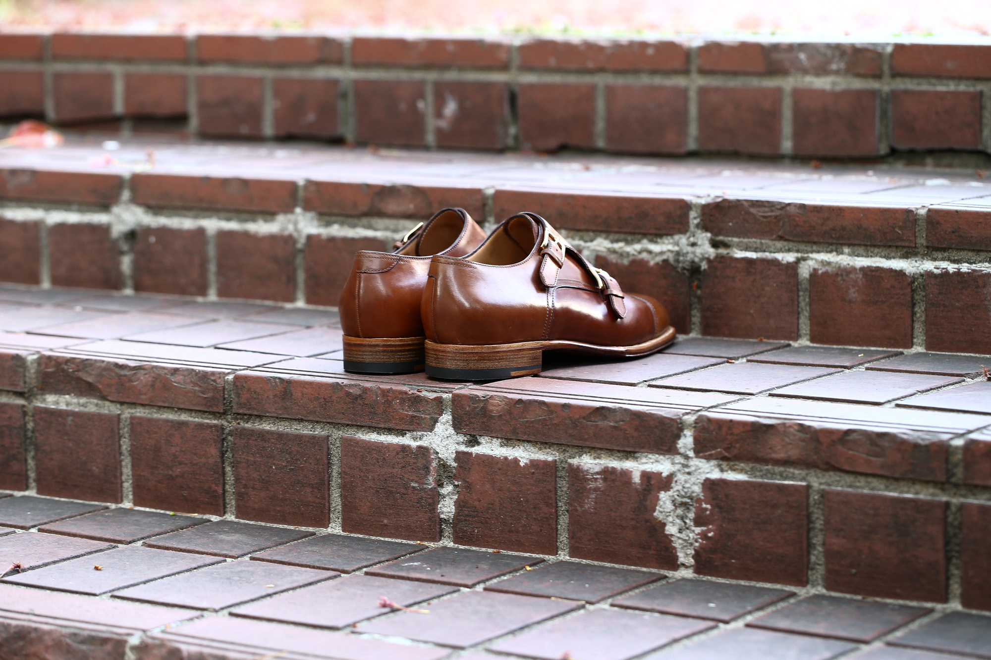 ENZO BONAFE (エンツォボナフェ) ART.EB-27 Double Monk Strap Shoes Horween Shell Cordovan Leather ホーウィン社シェルコードバンレザー ダブルモンクストラップシューズ BOURBON (バーボン) made in italy (イタリア製) 2018 春夏新作 enzobonafe ダブルモンク ドレス ボナフェ レザーシューズ 愛知 名古屋 Alto e Diritto アルト エ デリット