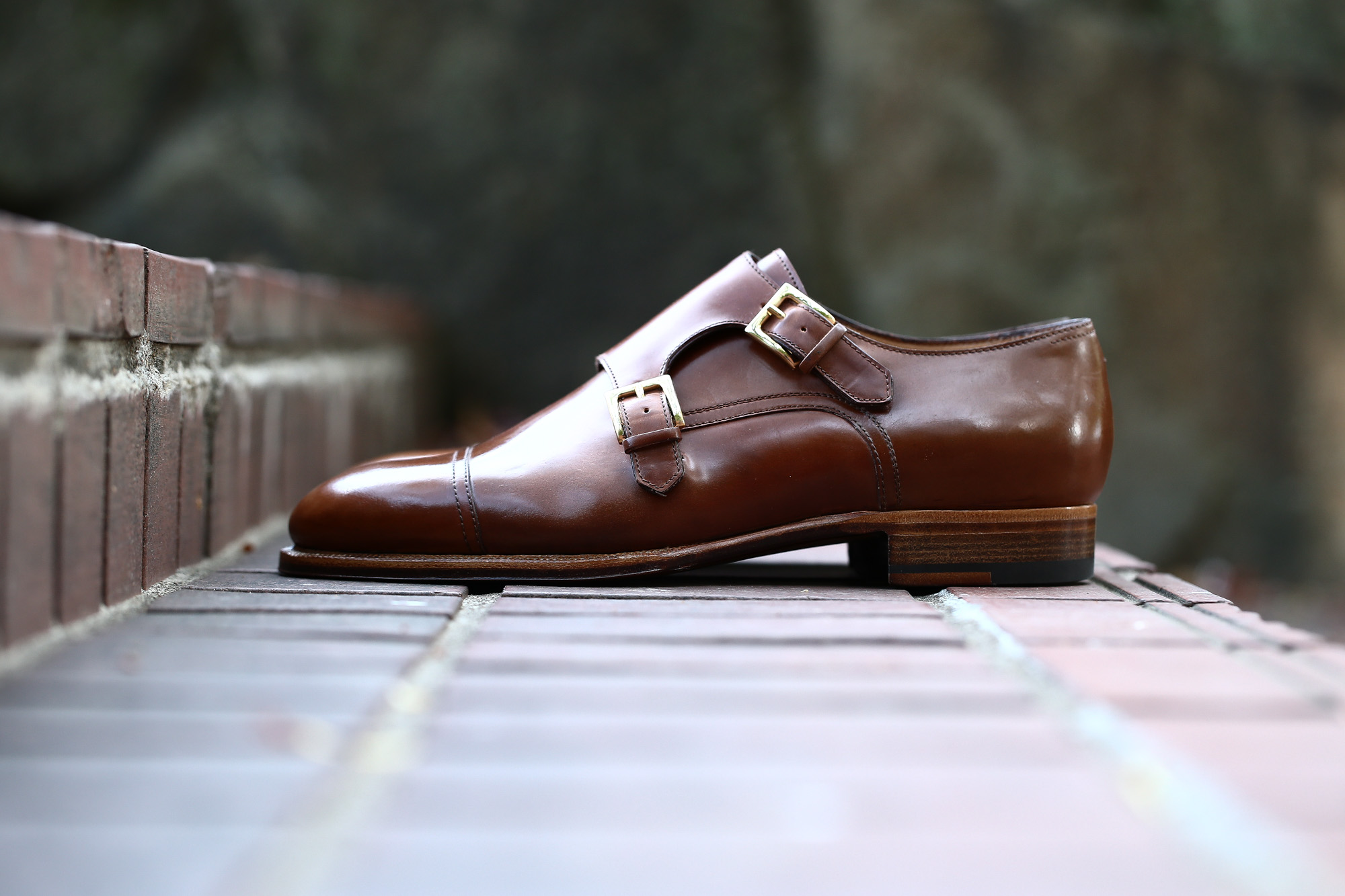 ENZO BONAFE (エンツォボナフェ) ART.EB-27 Double Monk Strap Shoes Horween Shell Cordovan Leather ホーウィン社シェルコードバンレザー ダブルモンクストラップシューズ BOURBON (バーボン) made in italy (イタリア製) 2018 春夏新作 enzobonafe ダブルモンク ドレス ボナフェ レザーシューズ 愛知 名古屋 Alto e Diritto アルト エ デリット