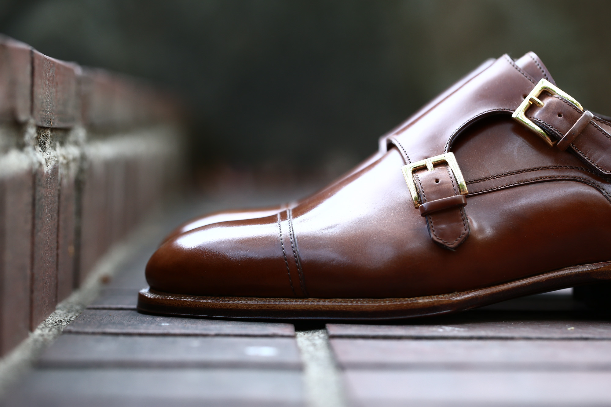 ENZO BONAFE (エンツォボナフェ) ART.EB-27 Double Monk Strap Shoes Horween Shell Cordovan Leather ホーウィン社シェルコードバンレザー ダブルモンクストラップシューズ BOURBON (バーボン) made in italy (イタリア製) 2018 春夏新作 enzobonafe ダブルモンク ドレス ボナフェ レザーシューズ 愛知 名古屋 Alto e Diritto アルト エ デリット